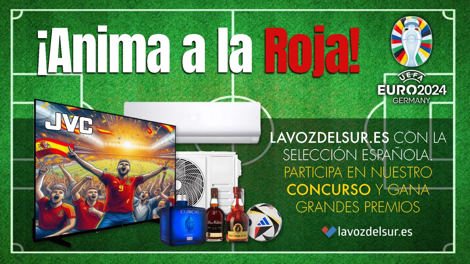 Consigue grandes premios: participa en el concurso ¡Anima a la 'Roja'! de lavozdelsur.es