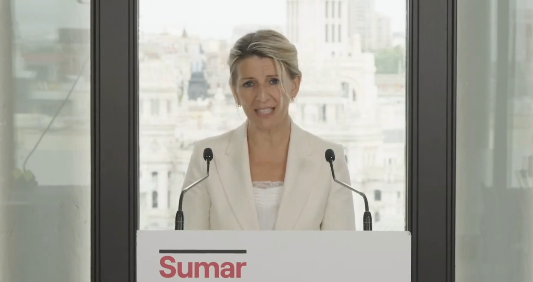 Yolanda Díaz dimite como líder de Sumar