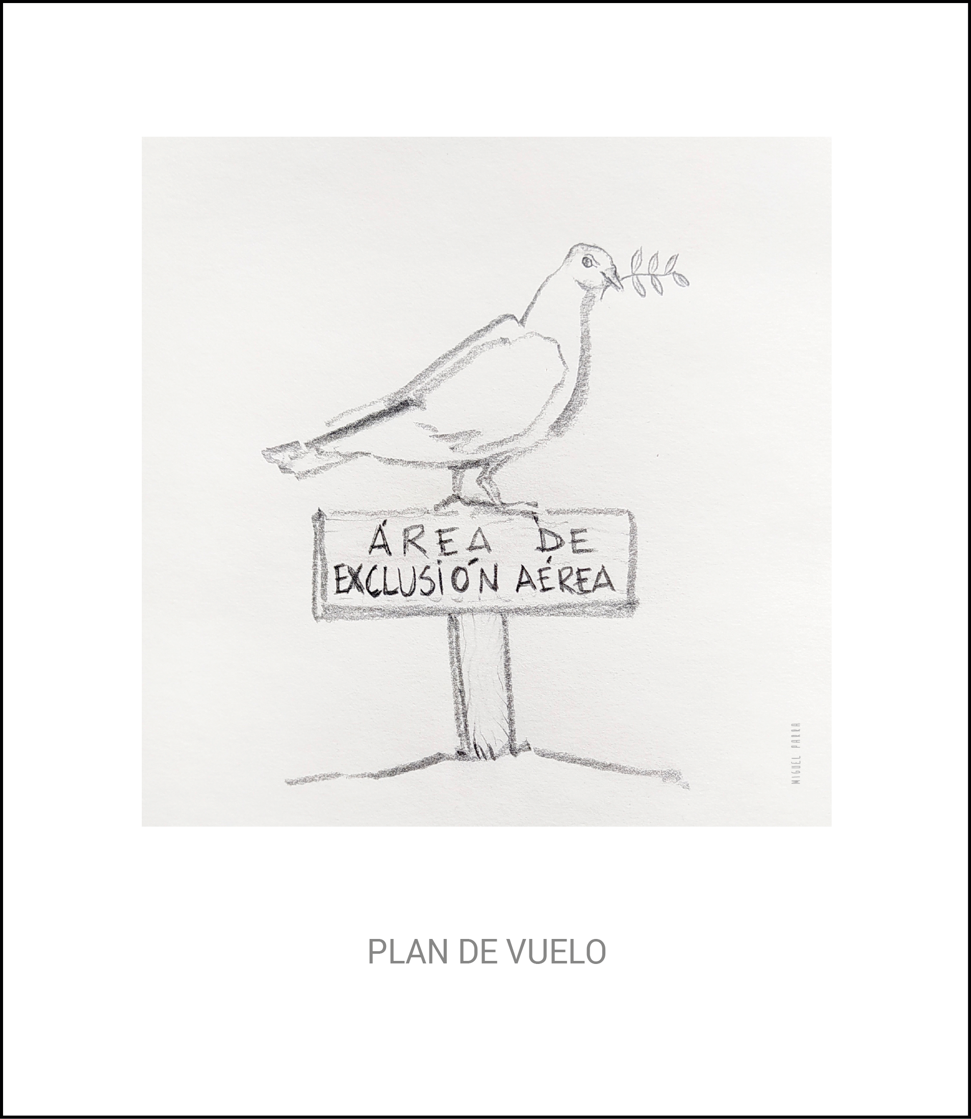 'Plan de vuelo', viñeta de Miguel Parra. - 