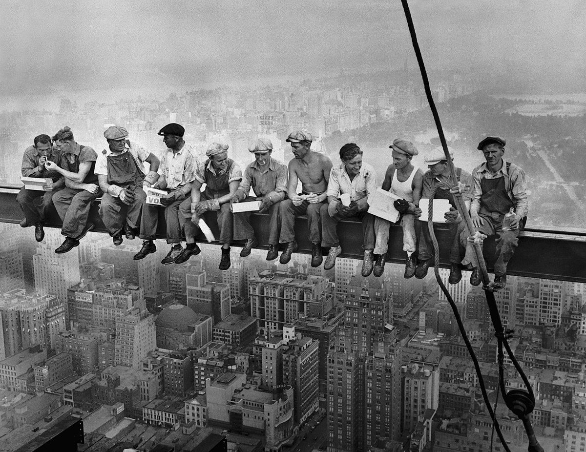 Fotografía 'Lunch atop a Skyscraper'. - 