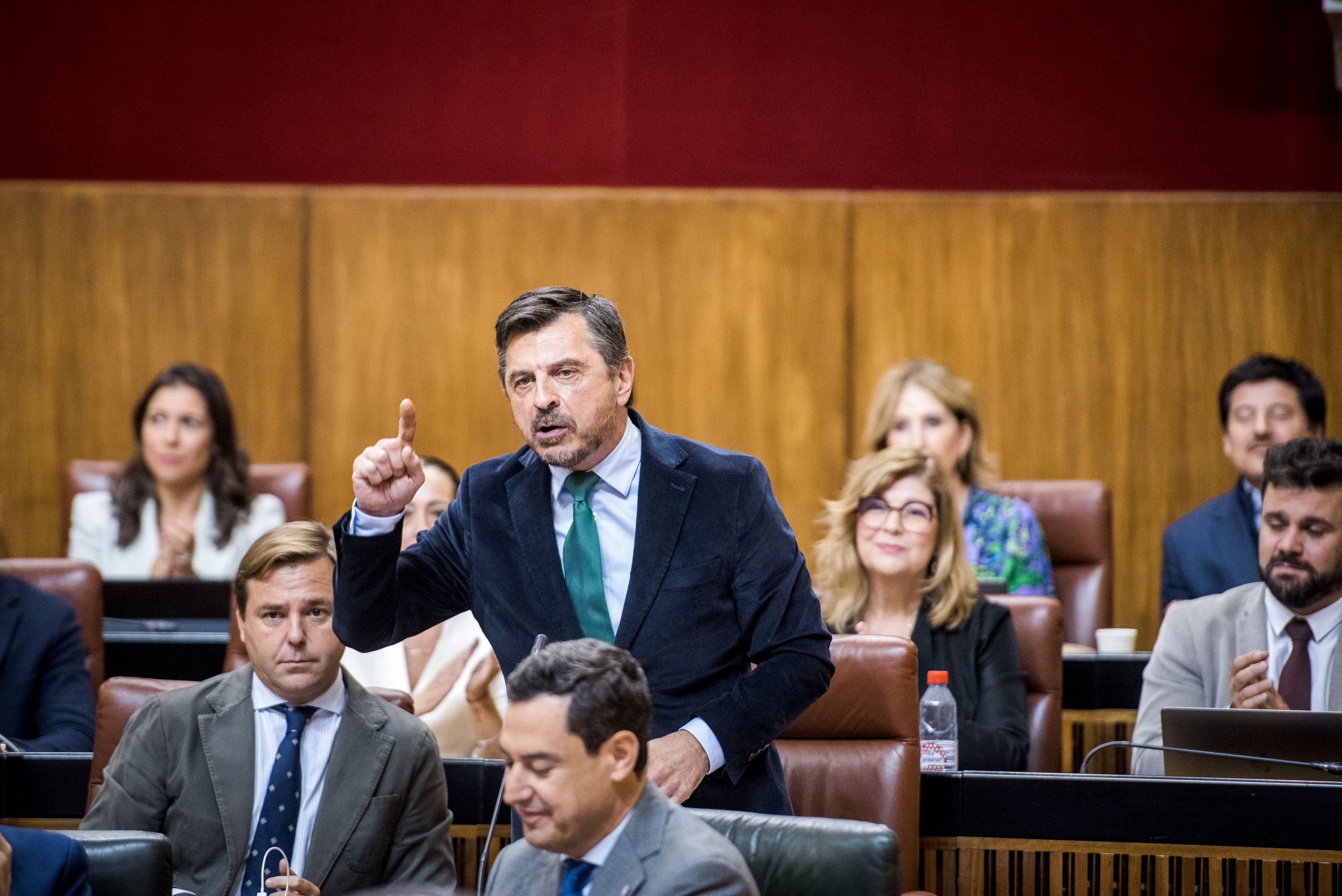 Antonio Martín, vicesecretario del PP, en el Parlamento de Andalucía.  - MAURI BUHIGAS