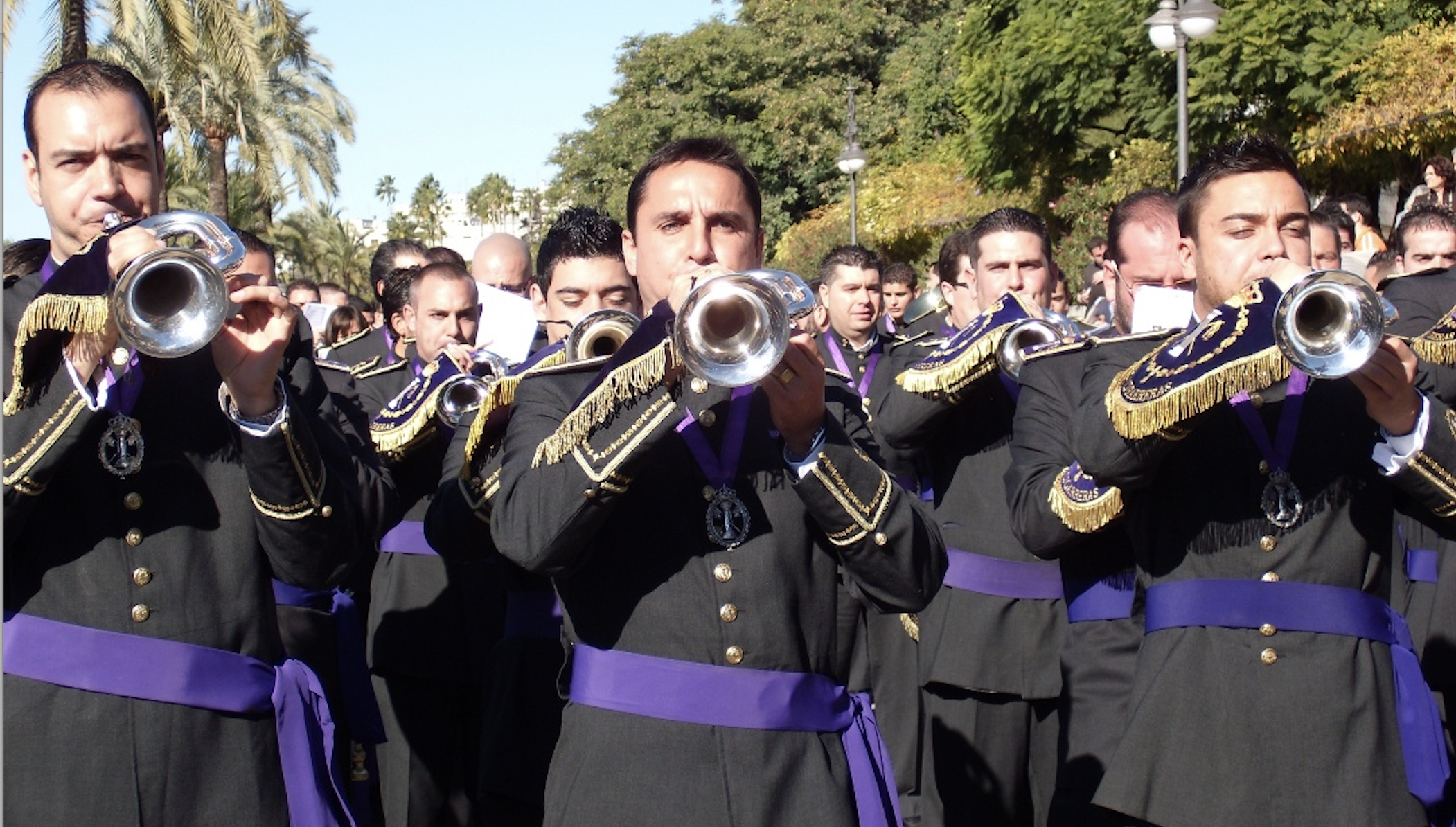 Cornetas de la banda de las Cigarreras.  - 