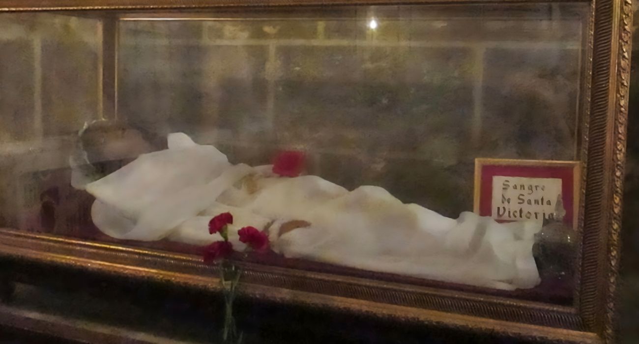 Una imagen de la niña del cuerpo incorrupto de la Catedral de Cádiz. - 