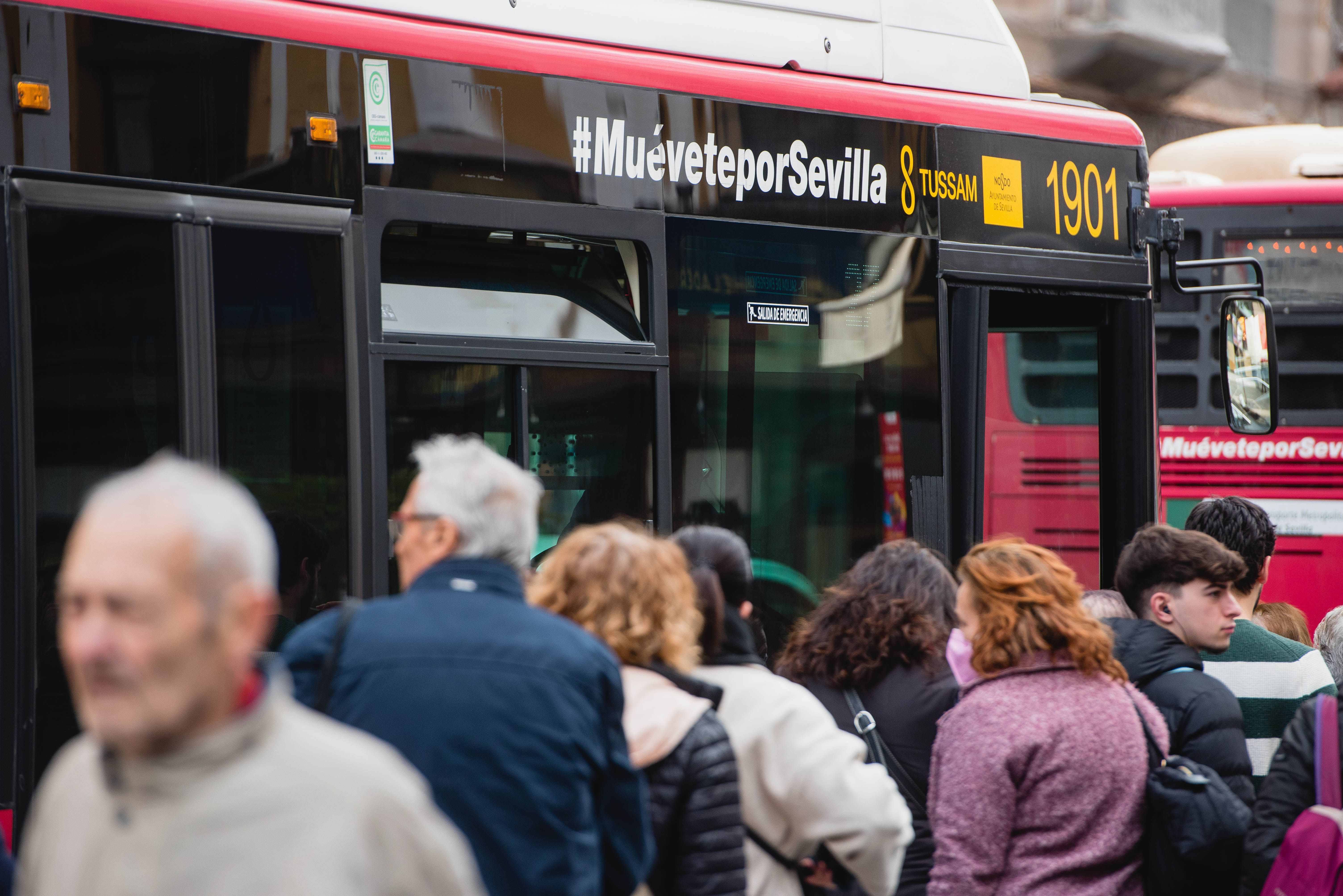 Sevilla viaja más que nunca en Tussam: las cifras récord de los autobuses urbanos que no se veían desde hace dos décadas
