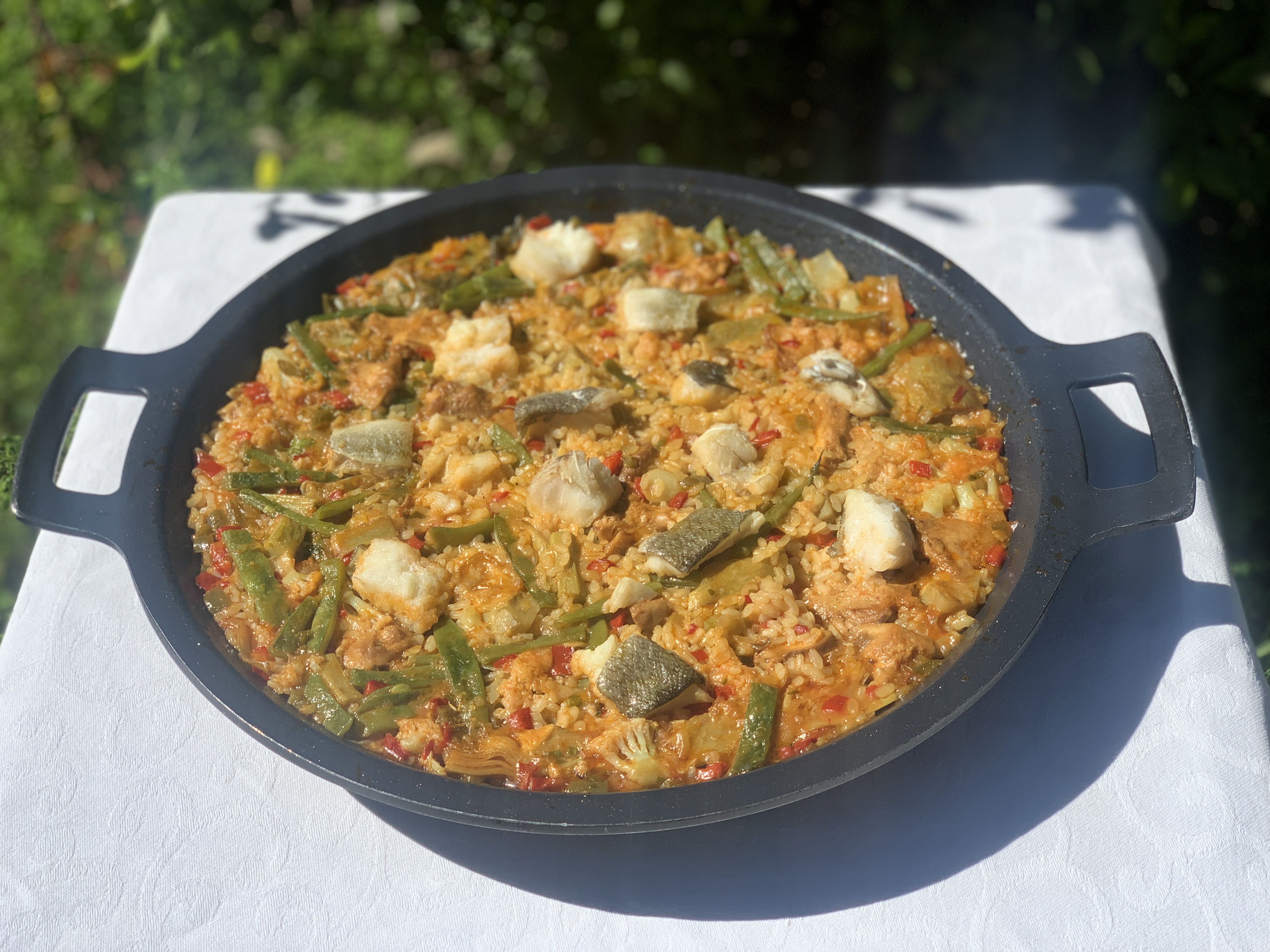 Receta de arroz con bacalao y alcachofas. - 