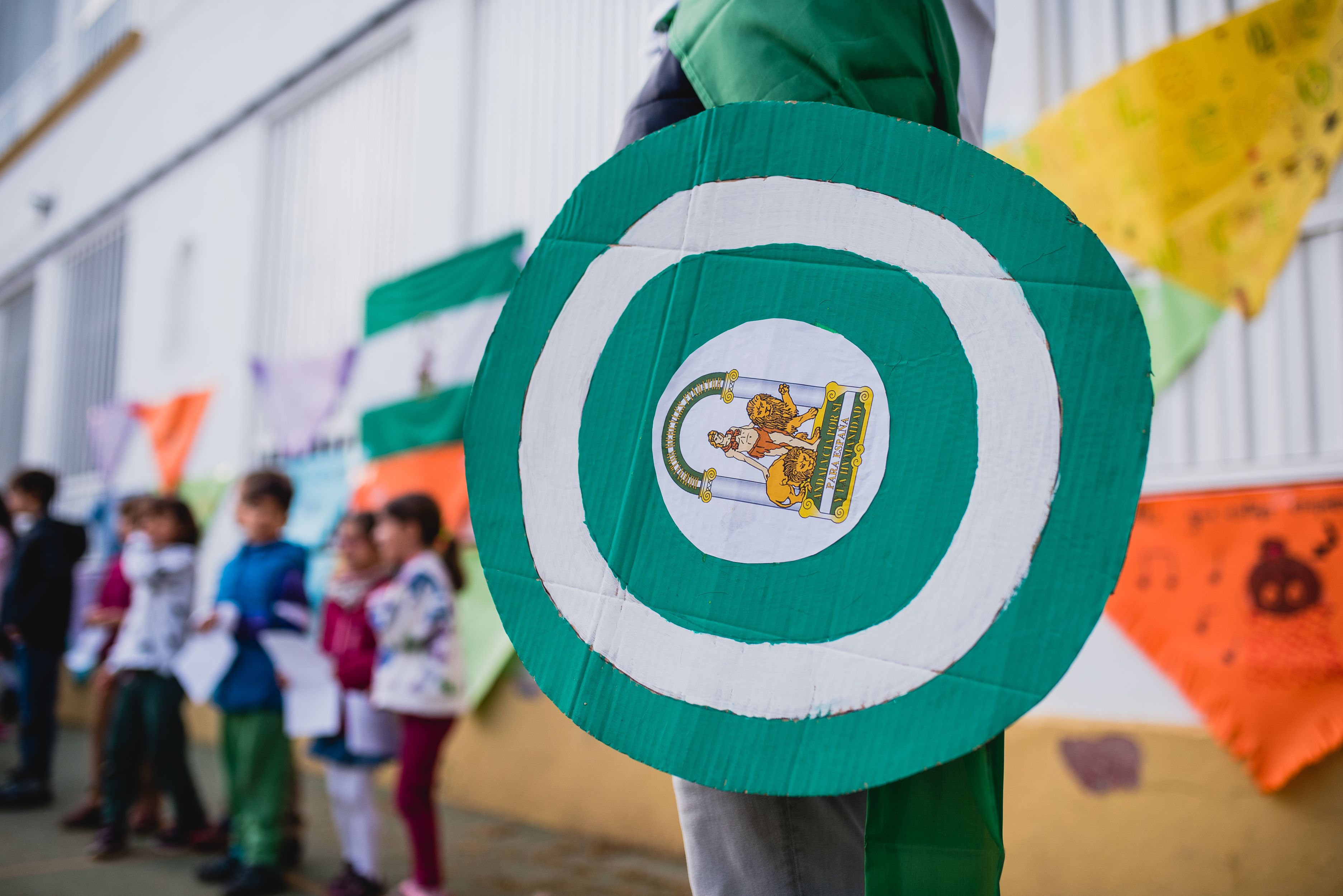 Día de Andalucía en el CEIP Huerta de Santa Marina de Sevilla, en días pasados. - MAURI BUHIGAS
