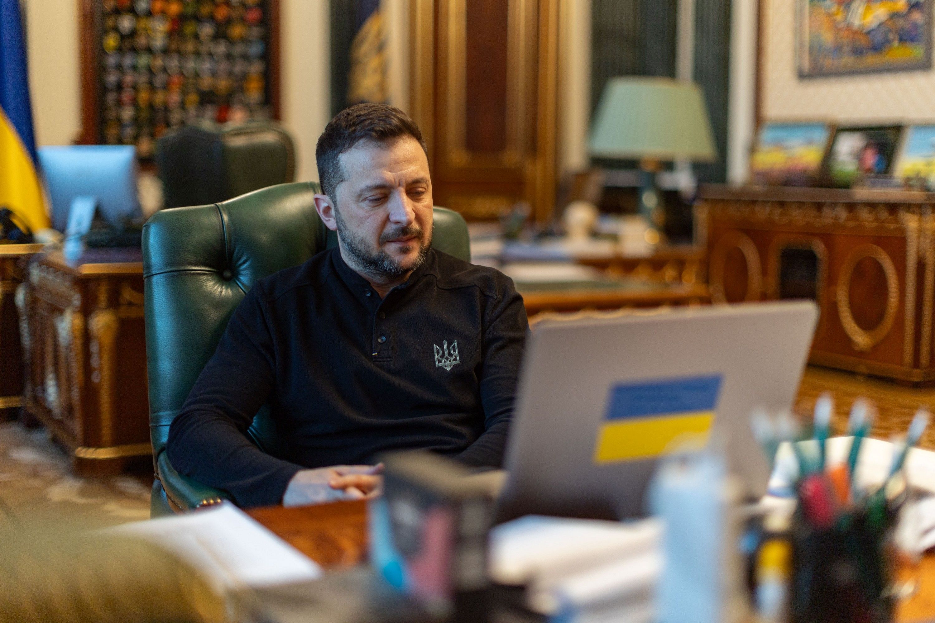 Volodymyr Zelensky, presidente de Ucrania. - 