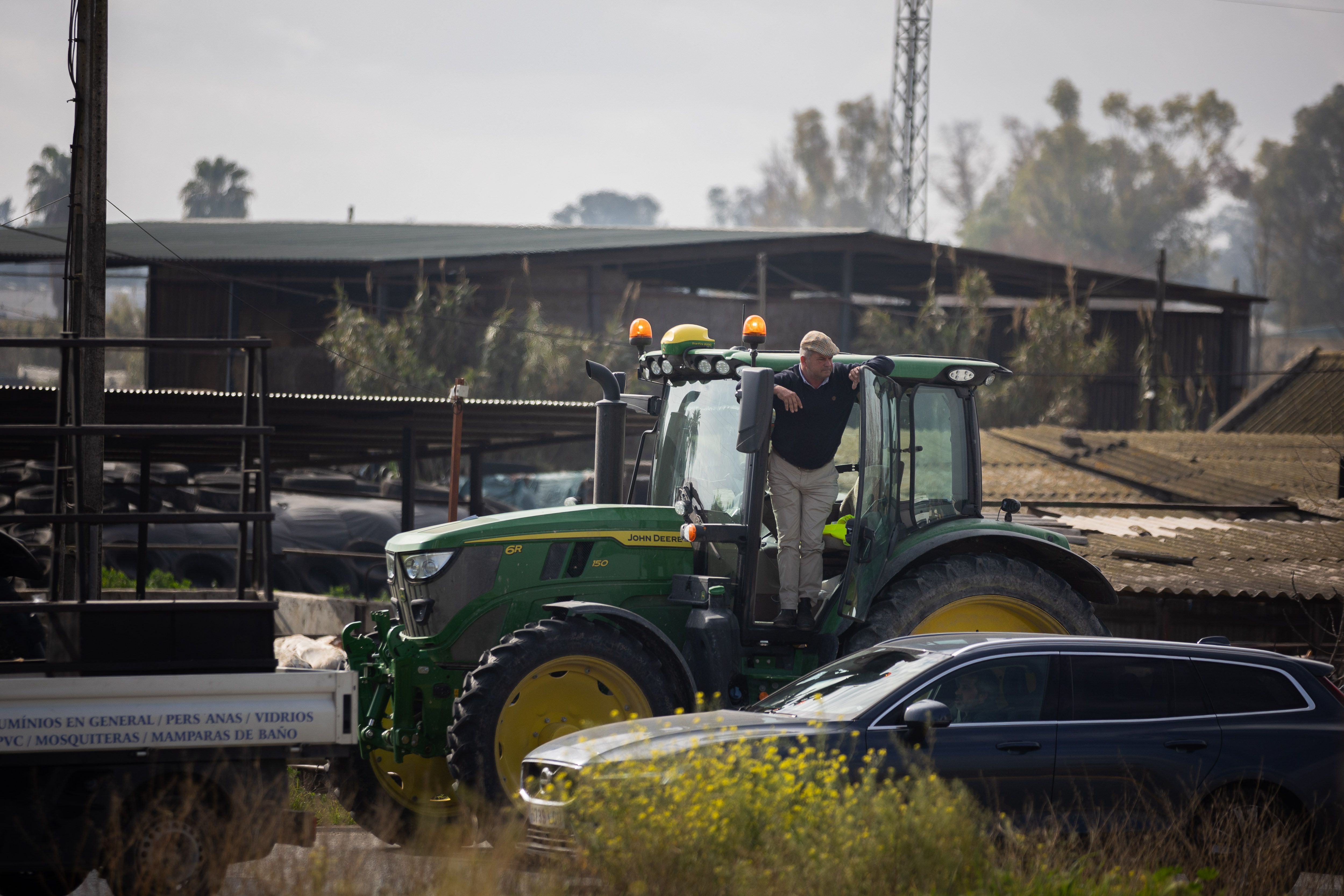 Las protestas de los agricultores este pasado miércoles, en imágenes. - MANU GARCÍA