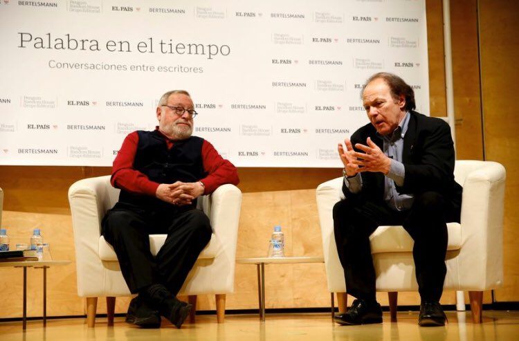 Savater con Javier Marías. - 