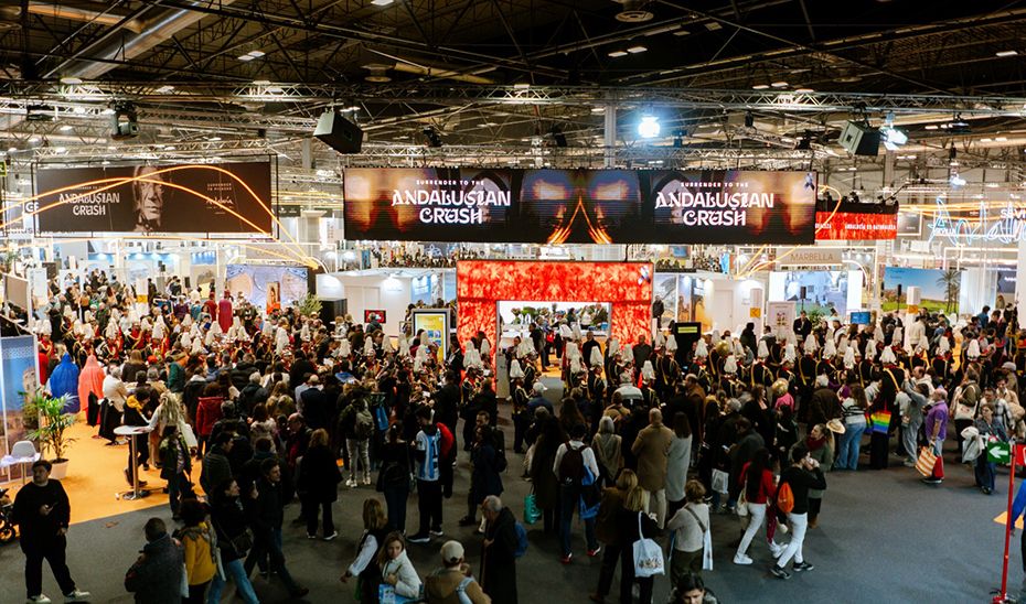 Andalucía logra un nuevo récord en Fitur a pesar de las ausencias que provocó la tragedia de Adamuz
