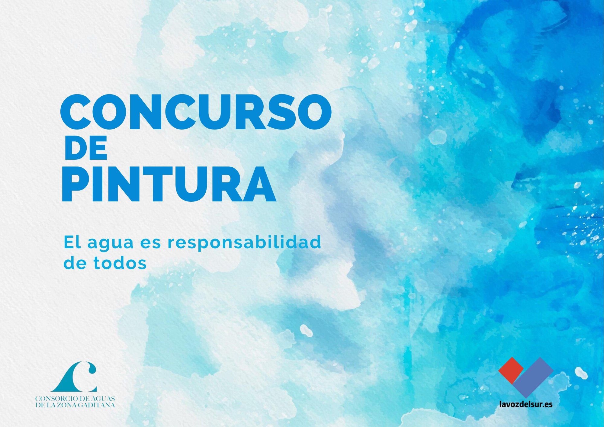 lavozdelsur.es y el Consorcio de Aguas de la Zona Gaditana organizan un concurso de pintura con premios en metálico
