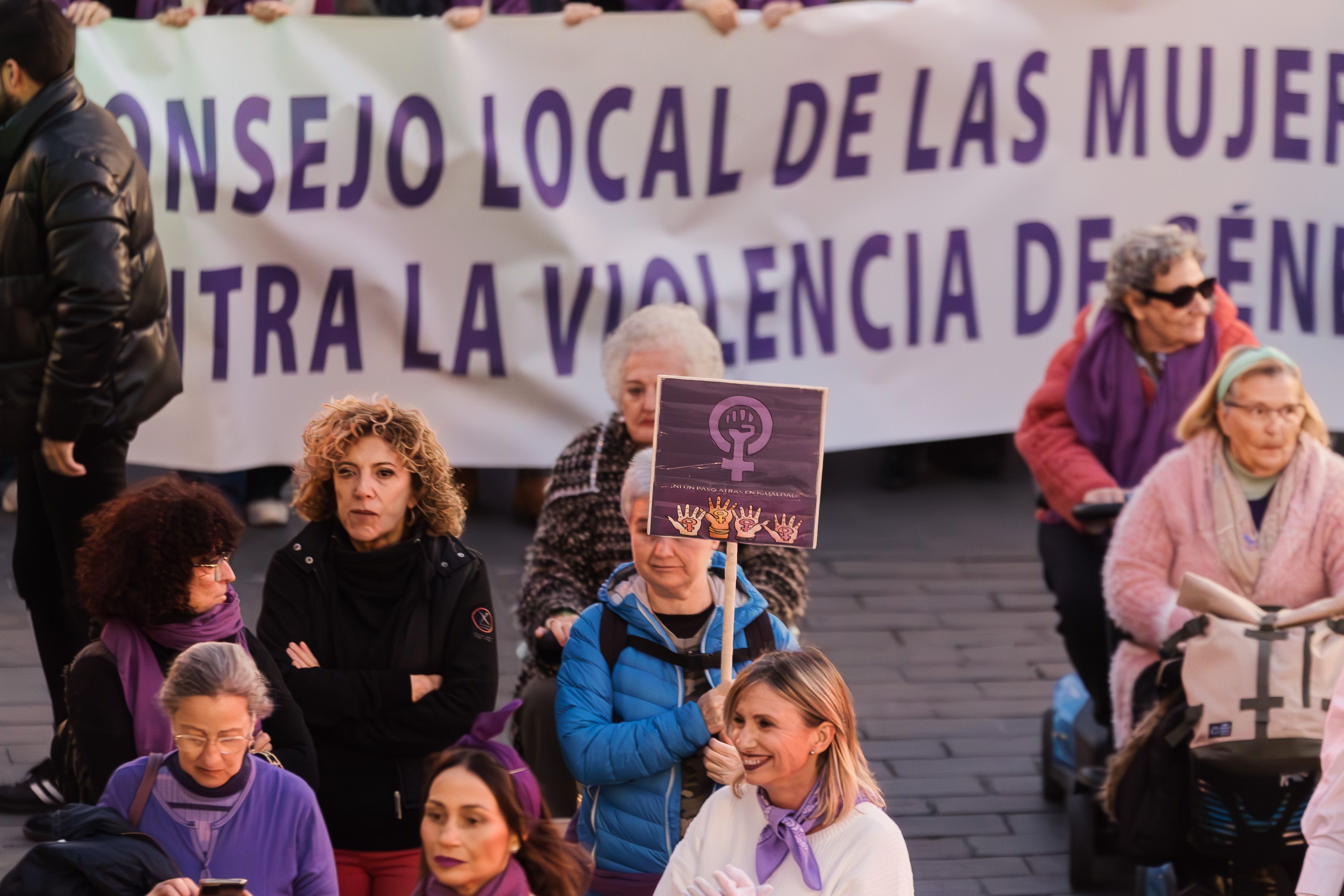 Una manifestación contra la violencia machista, este 25 de noviembre. - CANDELA NÚÑEZ