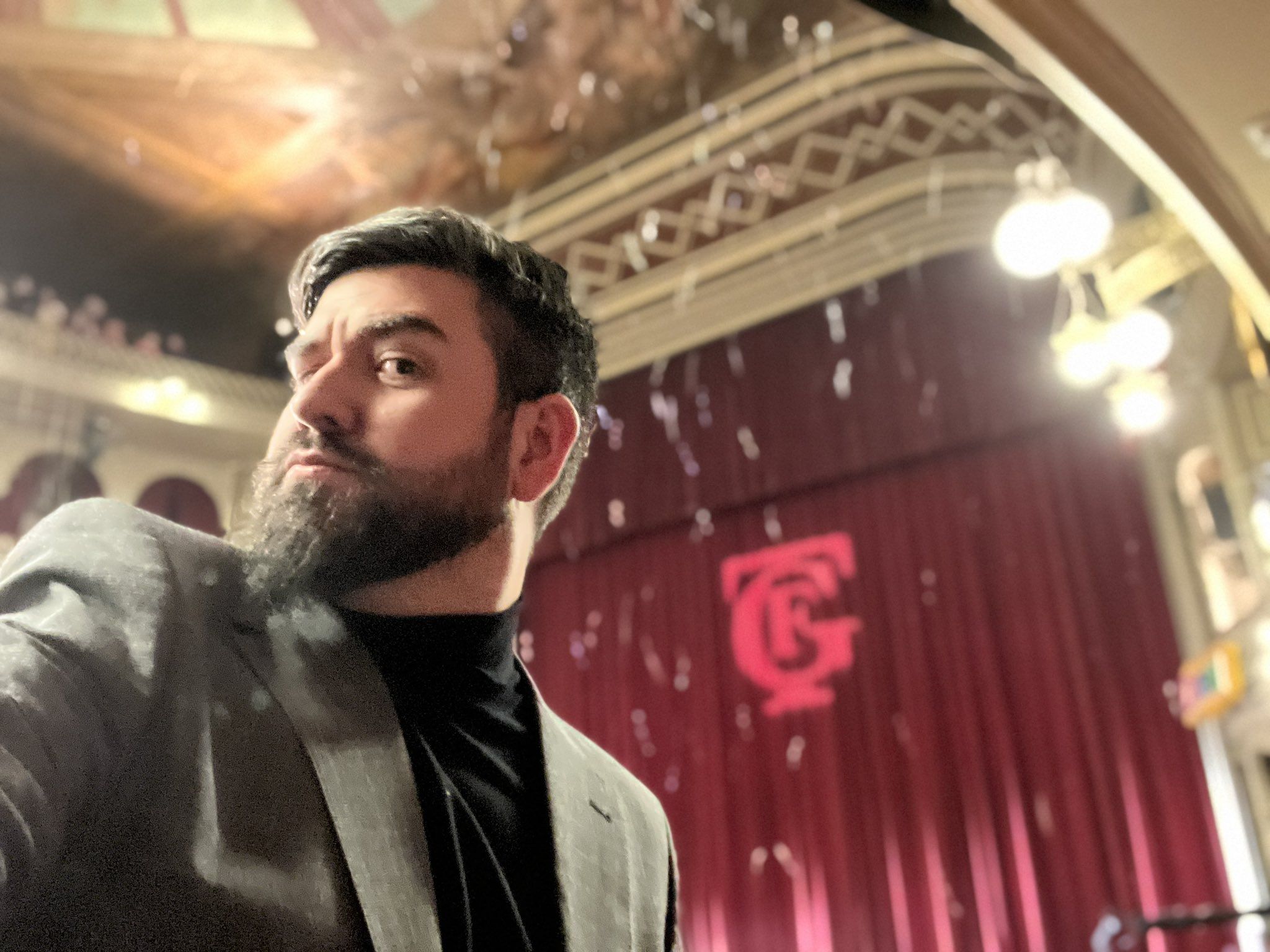 Manu Sánchez, en el Gran Teatro Falla. - 