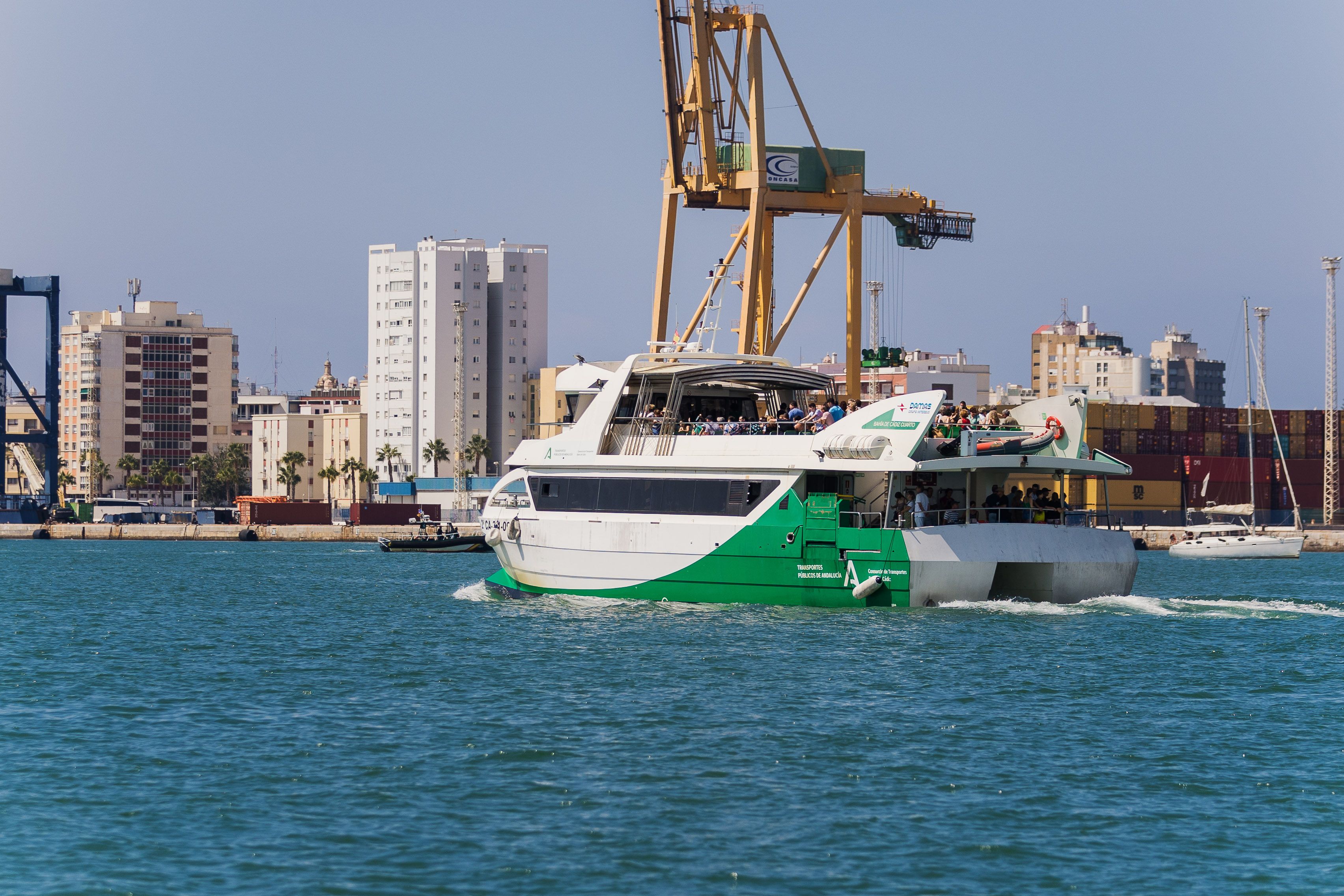 El catamarán en una imagen reciente.