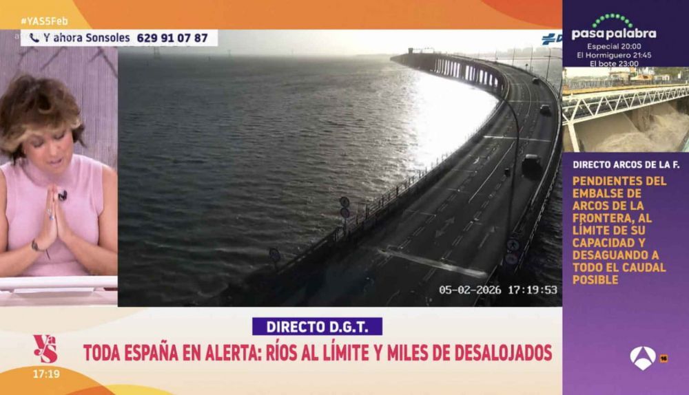 Noticias sobre el puente José León de Carranza de Cádiz en 'Y ahora Sonsoles'. - 