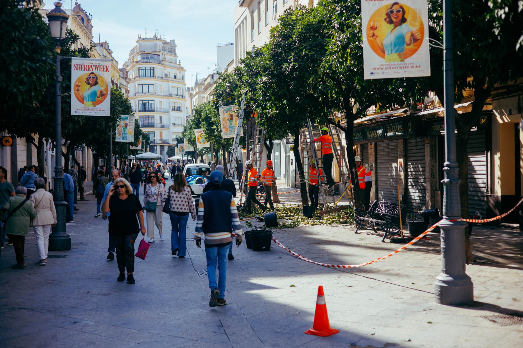 Una imagen del centro de Jerez. - MANU GARCÍA