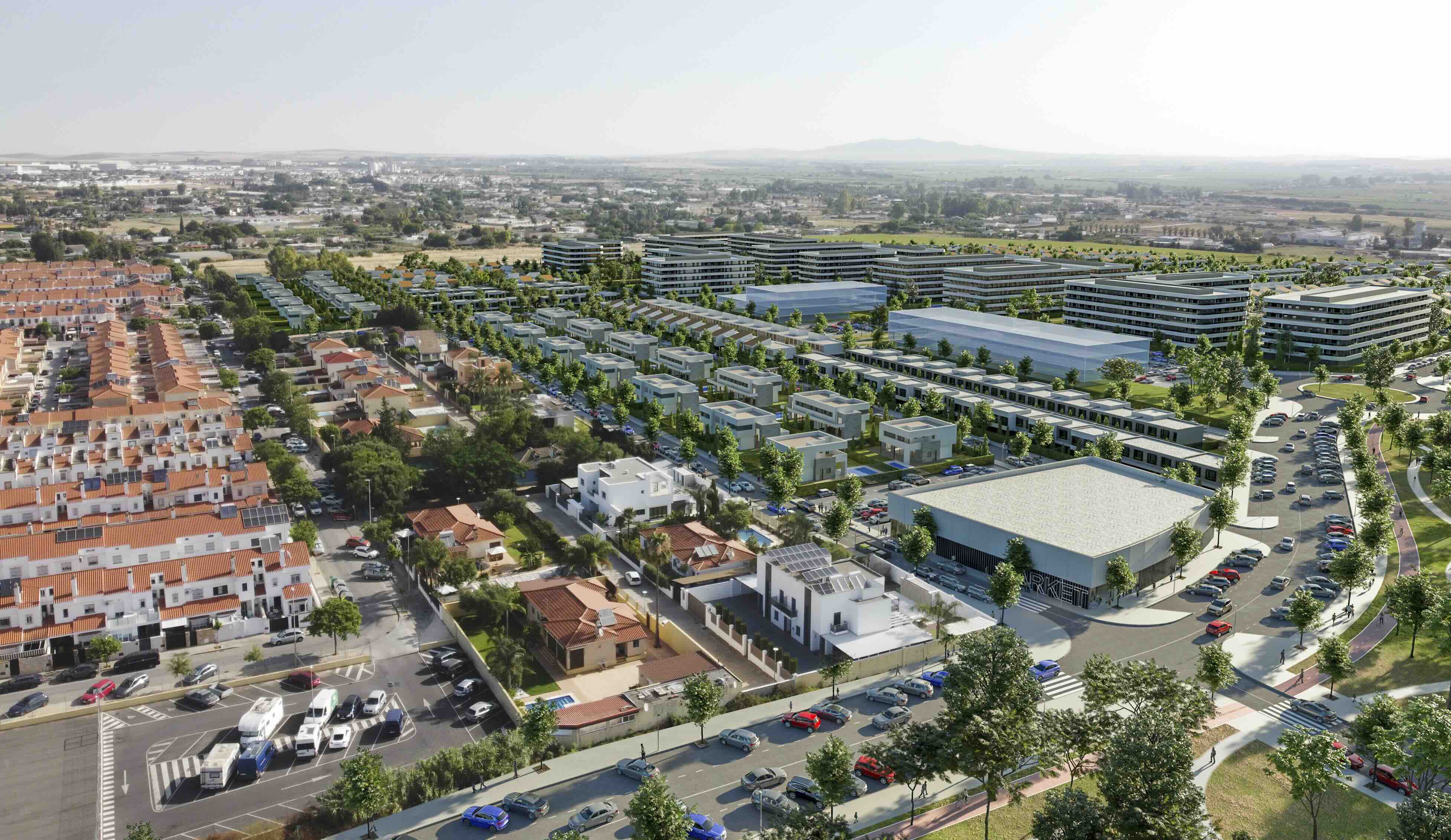 Una alianza de promotores planea en Jerez un nuevo barrio con 2.000 viviendas en un desarrollo que tumbó la crisis hace 15 años