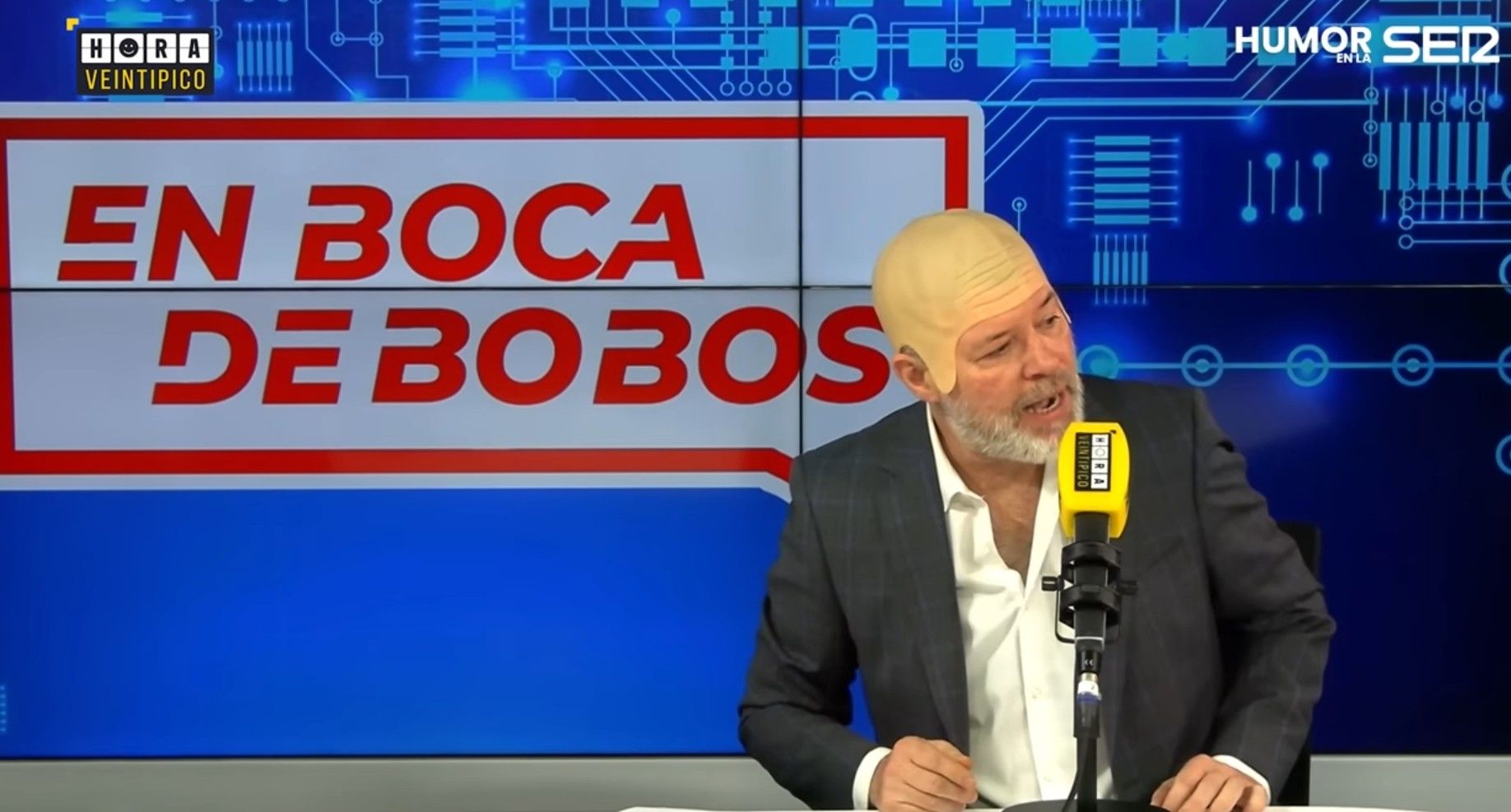 Quequé, en su imitación de Nacho Abad. - 