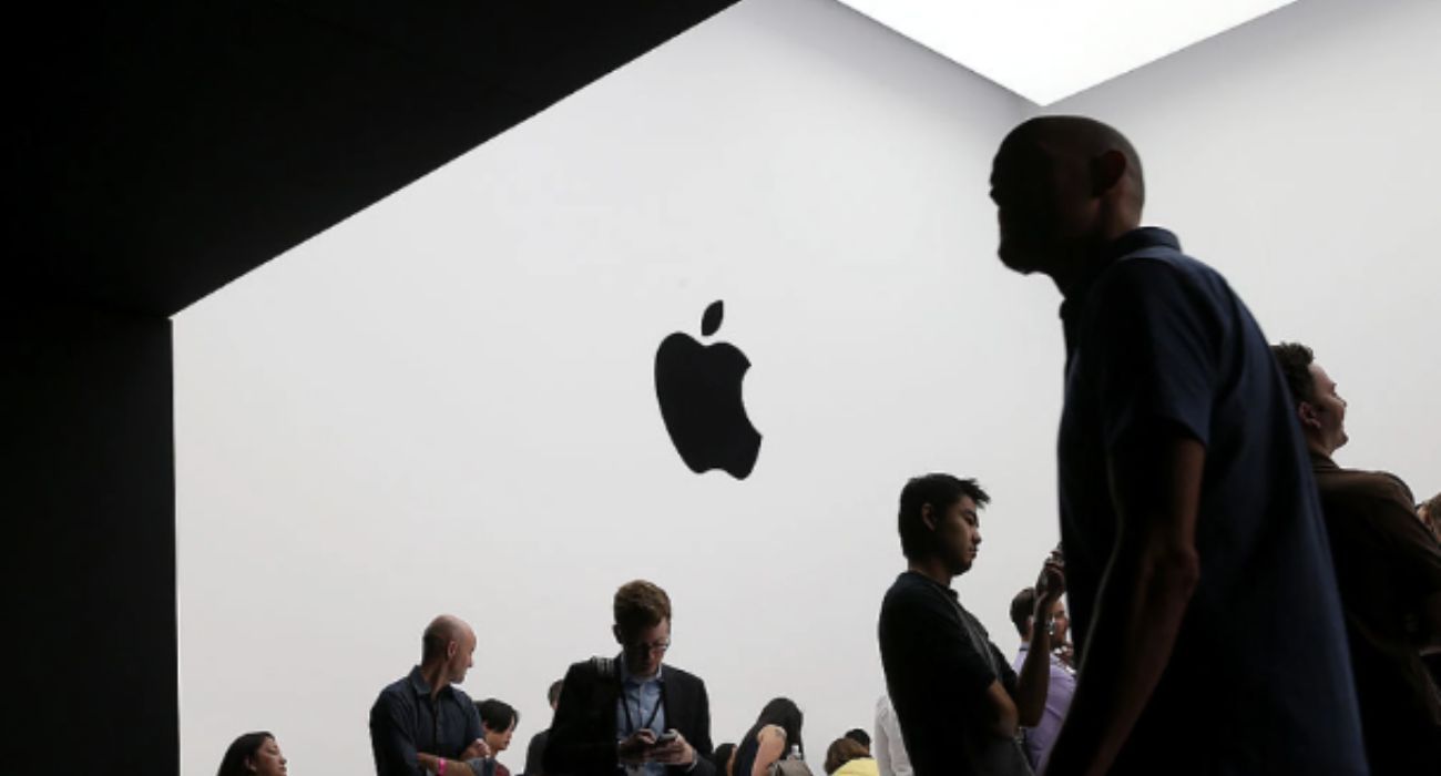 Una oficina de Apple, empresa creadora de los Iphone 12 retirados en Francia. - Una oficina de Apple, empresa creadora de los Iphone 12 retirados en Francia.