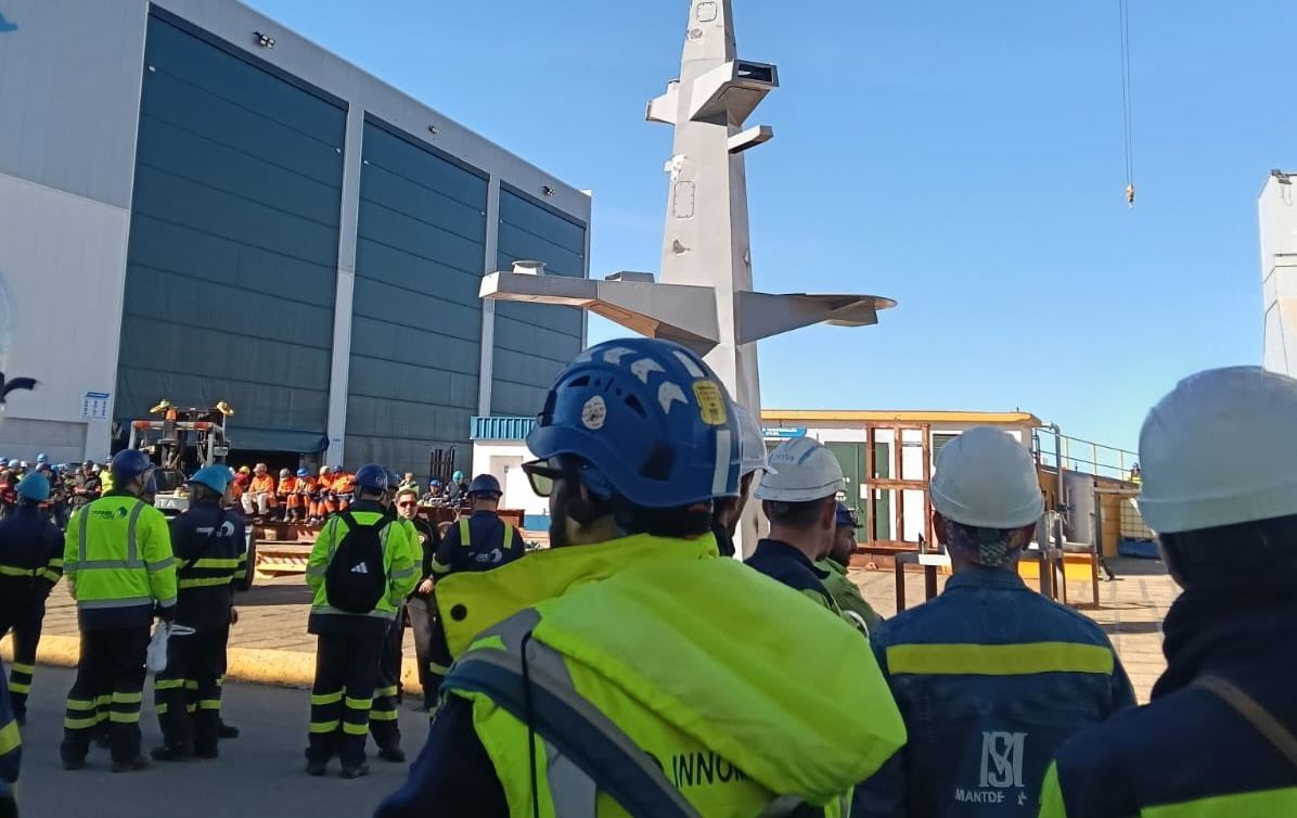 Trabajadores de Navantia paran la producción en solidaridad con Jesús Galván y Manuel Balber. - 