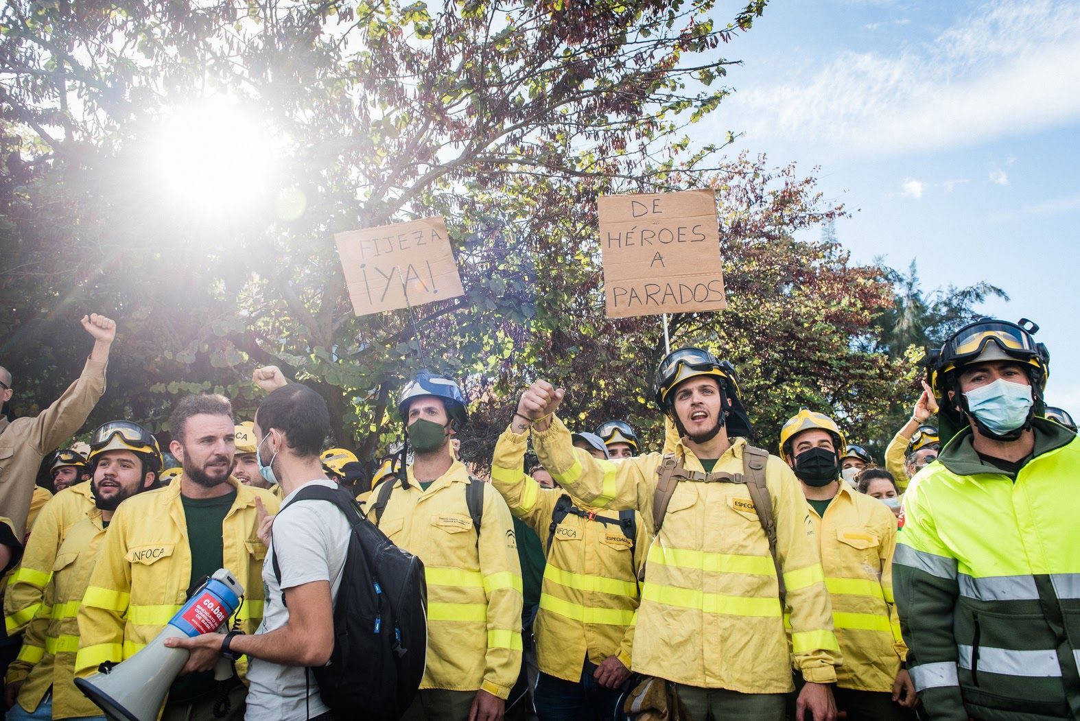 La Junta llega a un acuerdo con los sindicatos para reconocer la antigüedad de los bomberos del Infoca