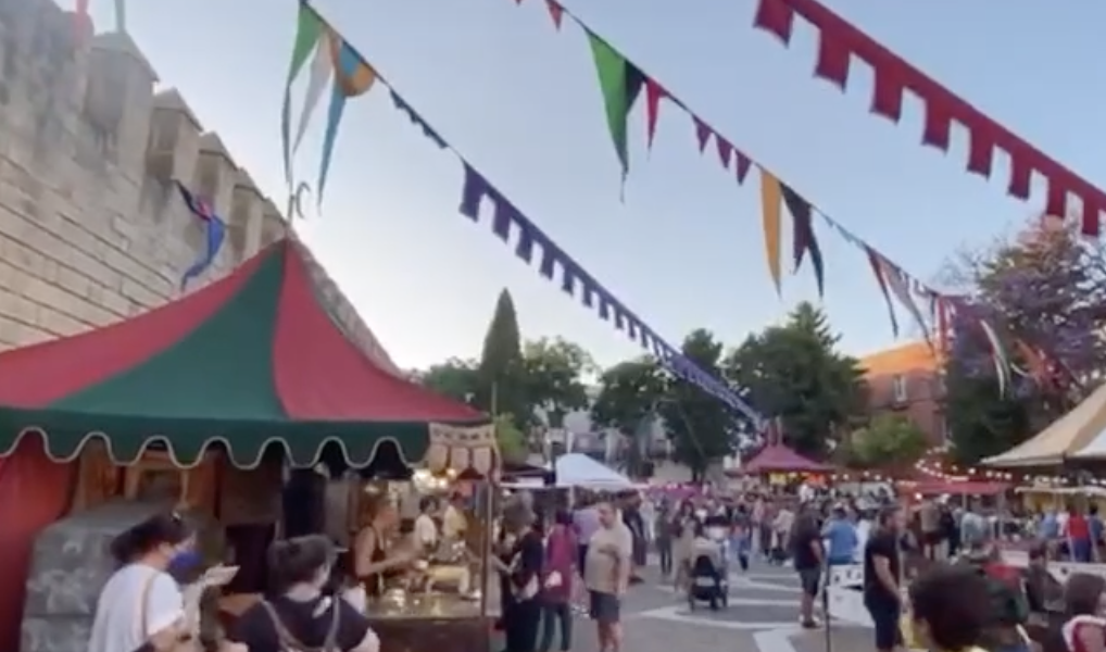 Mercado medieval en una edición pasada en El Puerto. - Mercado medieval en una edición pasada en El Puerto.
