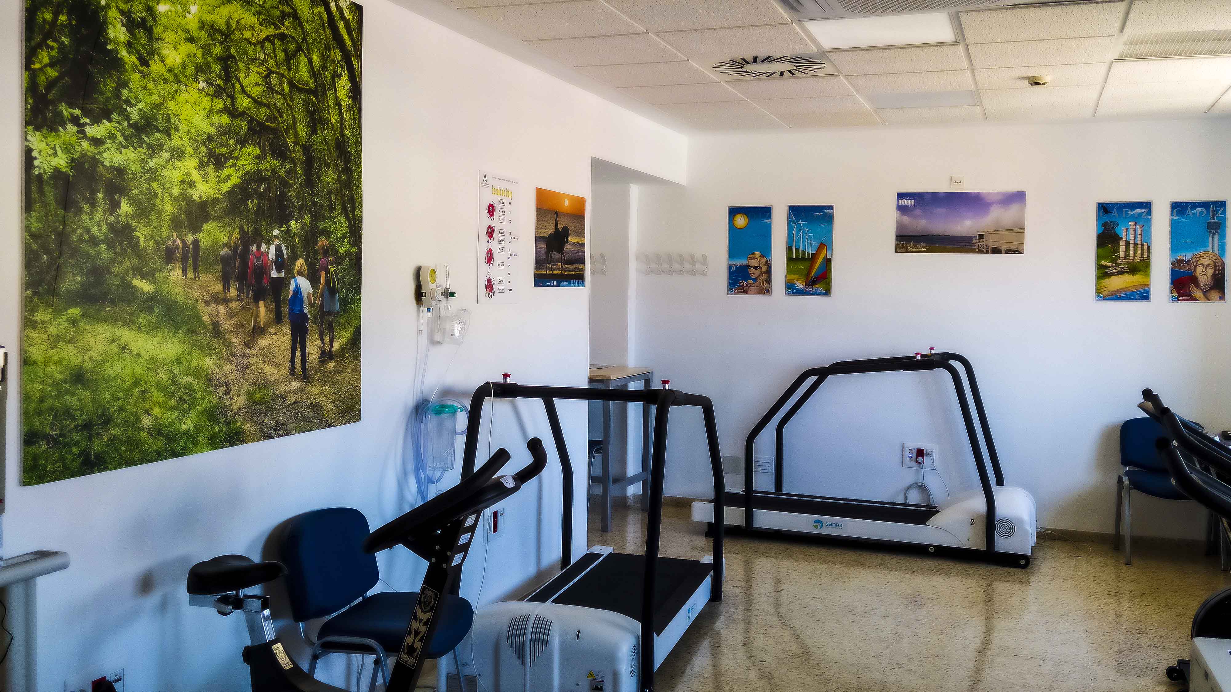 Los pacientes de Cardiología del Puerta del Mar se rehabilitarán con vistas a los senderos de la provincia