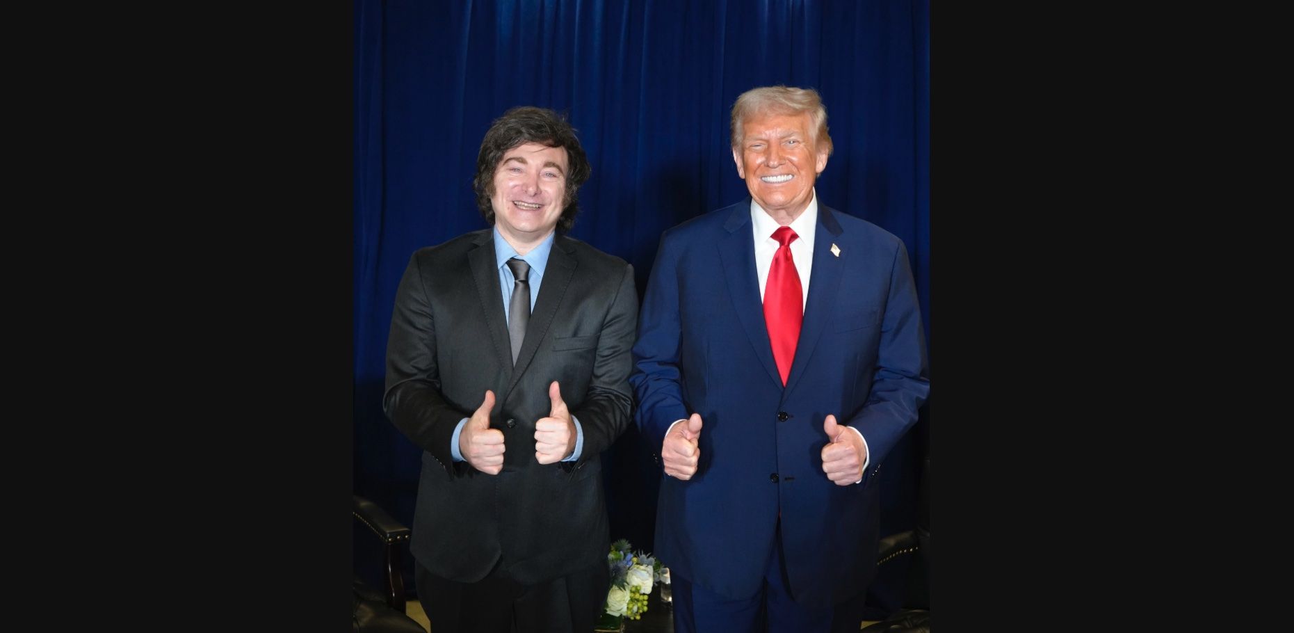Donald Trump y Javier Milei, Argentina es uno de los países miembros de la Junta de Paz. - 