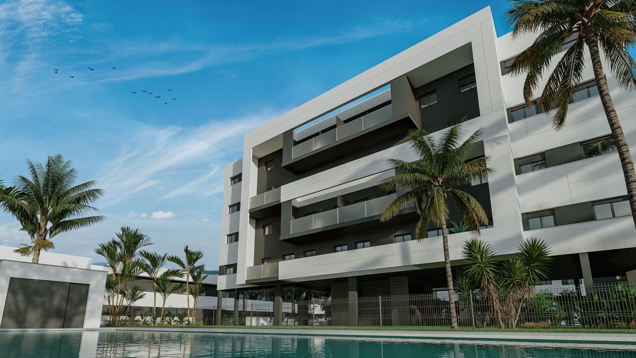 Recreación del futuro complejo residencial Martinica, entre la avenida del 'Colesterol' y El Pimiento. - 