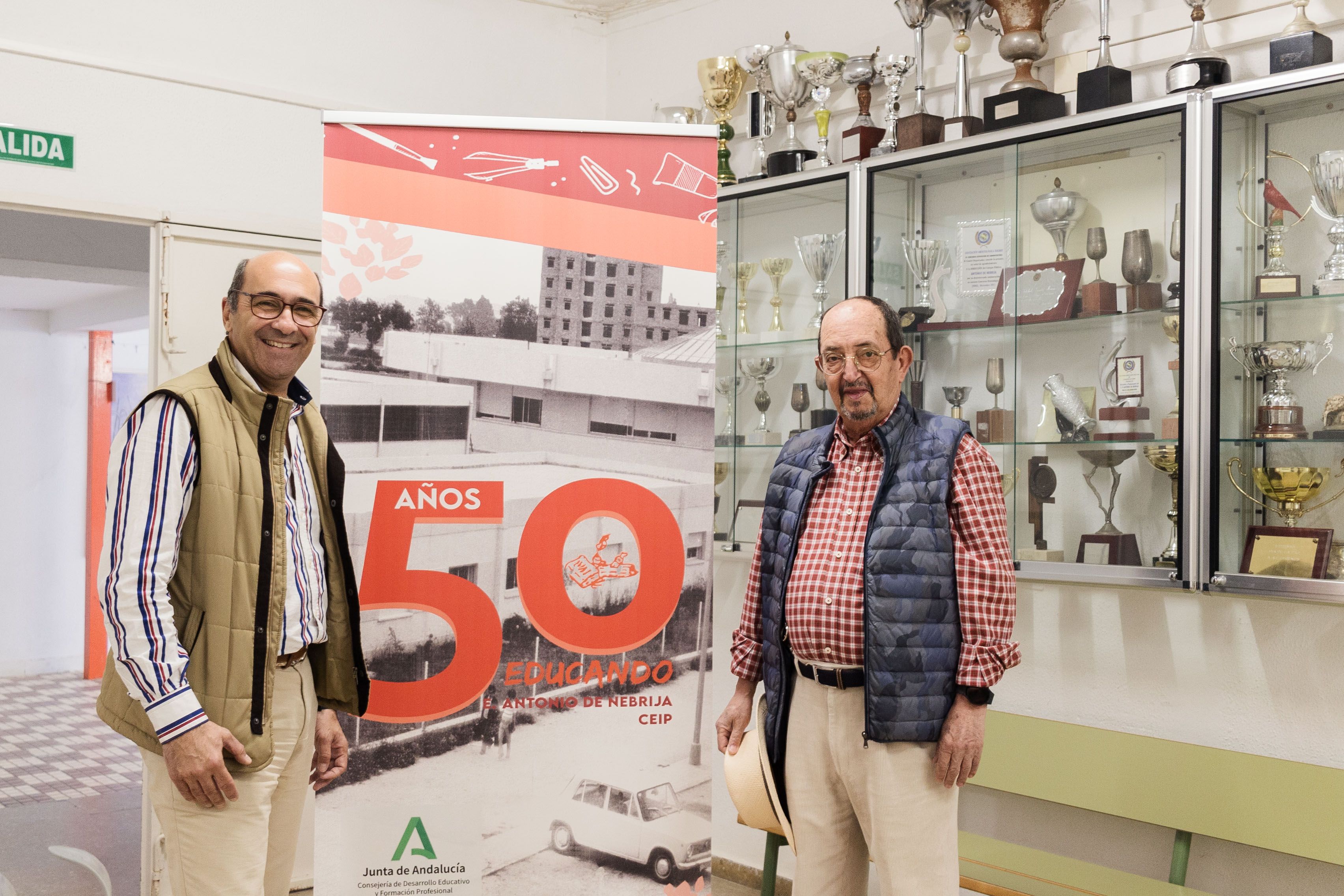 Medio siglo del CEIP Elio Antonio de Nebrija, el que llegó a ser el colegio más grande de Andalucía