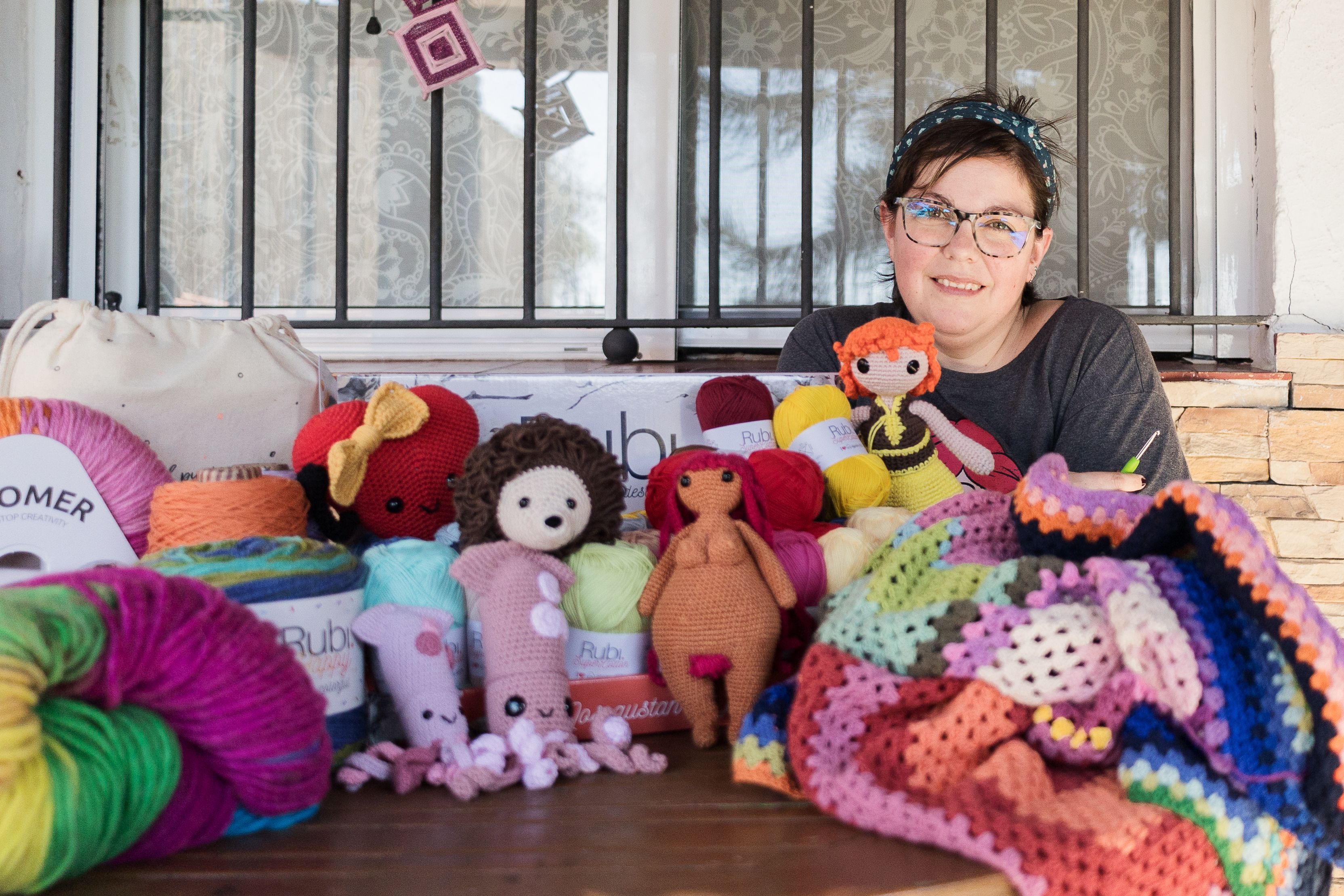 Amigurumi, los increíbles muñecos de crochet de una tejedora autodidacta de Jerez: 