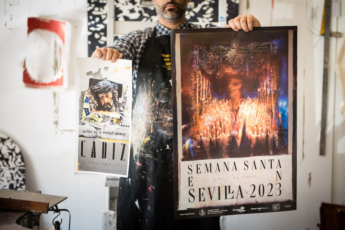 Daniel Franca, autor de los carteles de Sevilla y Cádiz: 