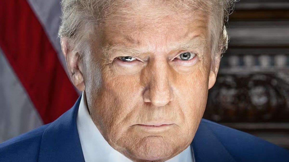En el blanco anaranjado. Donald Trump. - 