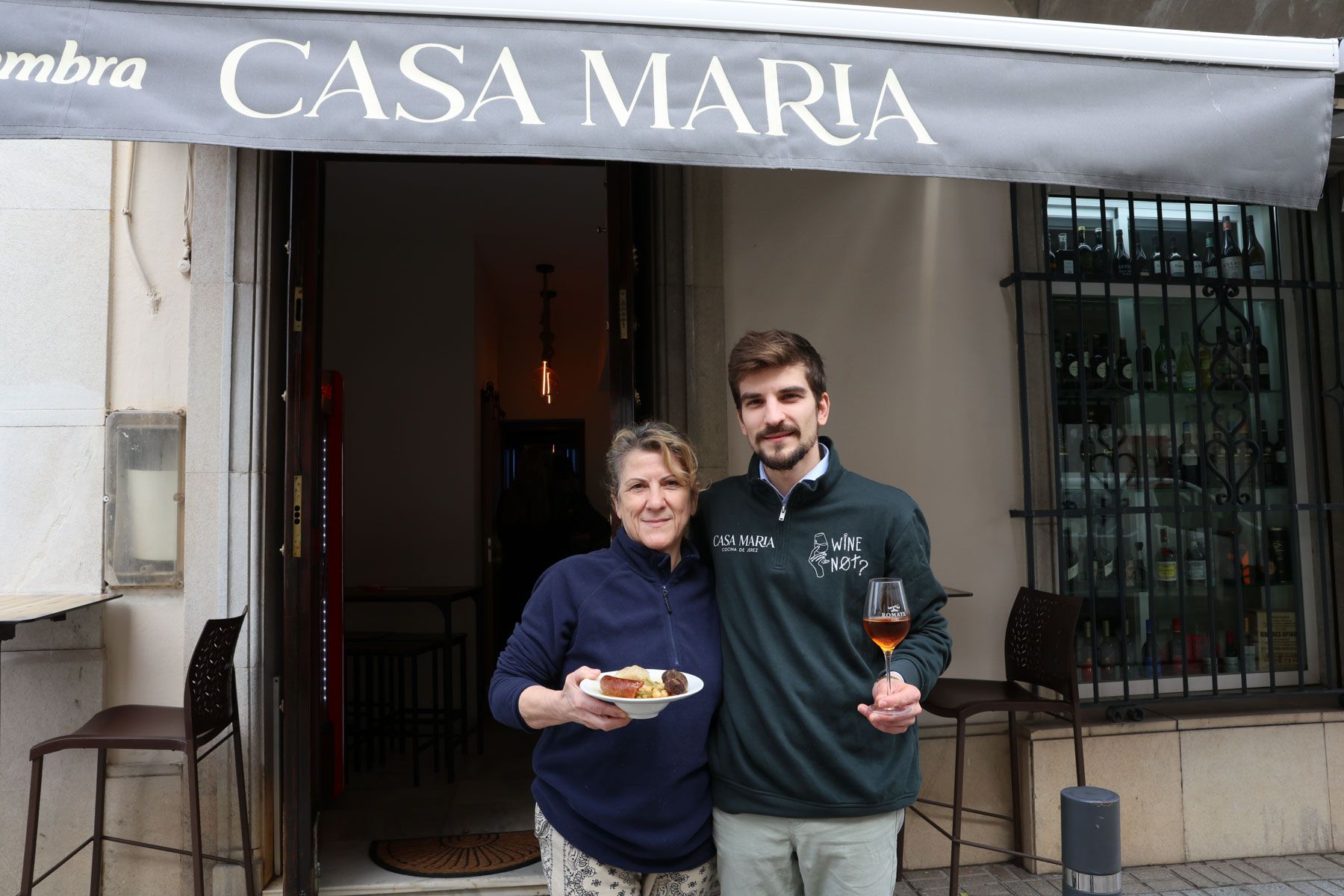 Daniel Márquez, de Casa María, bar de la calle Arcos. - JUAN CARLOS TORO