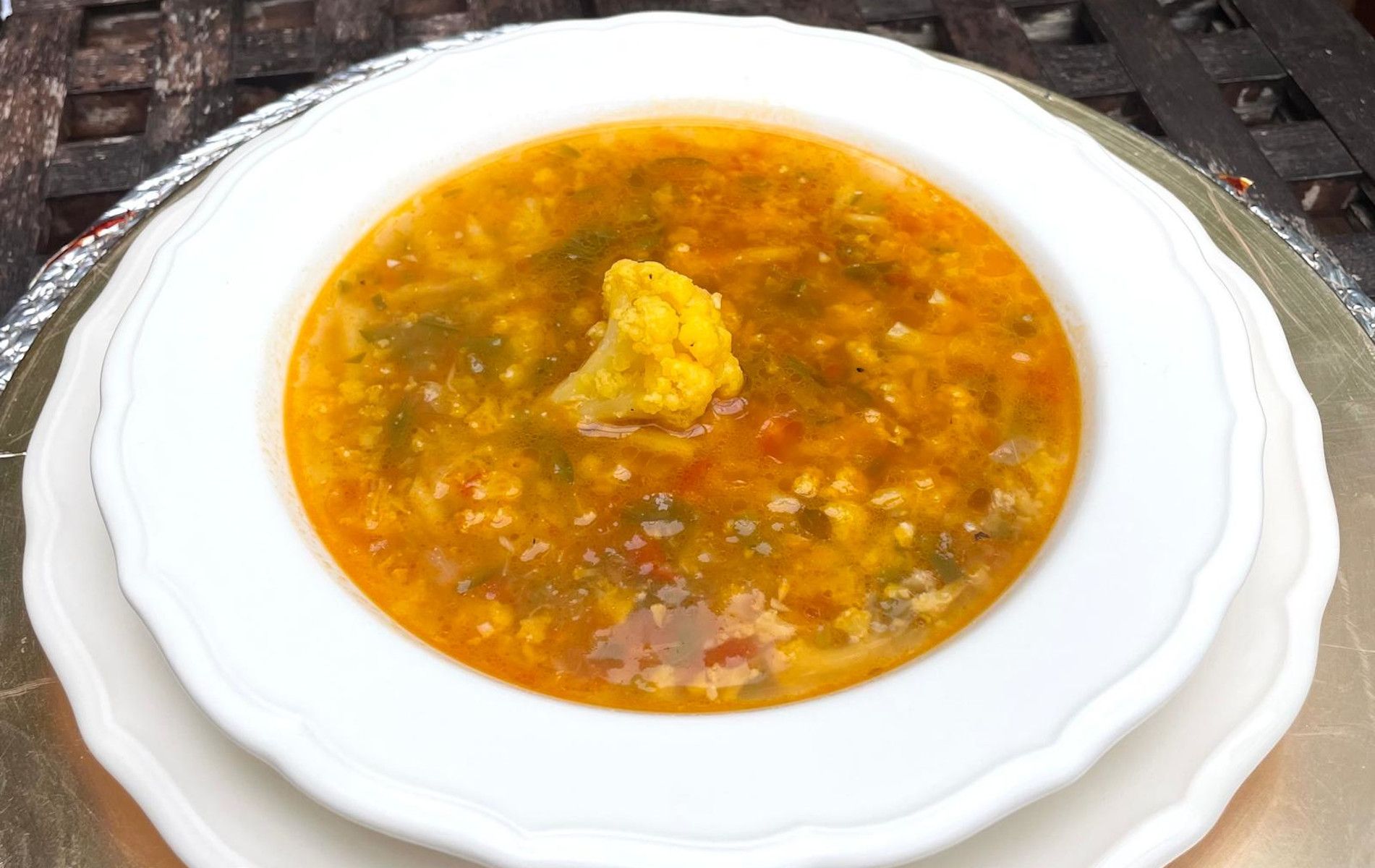 La sopa de una familia de Rota que ha llegado hasta Londres: hecha con una coliflor especial