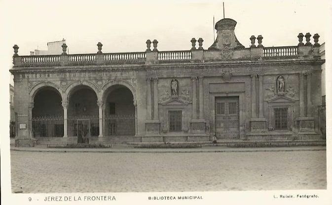El Cabildo Antiguo, primera sede de la Biblioteca Municipal de Jerez. - 