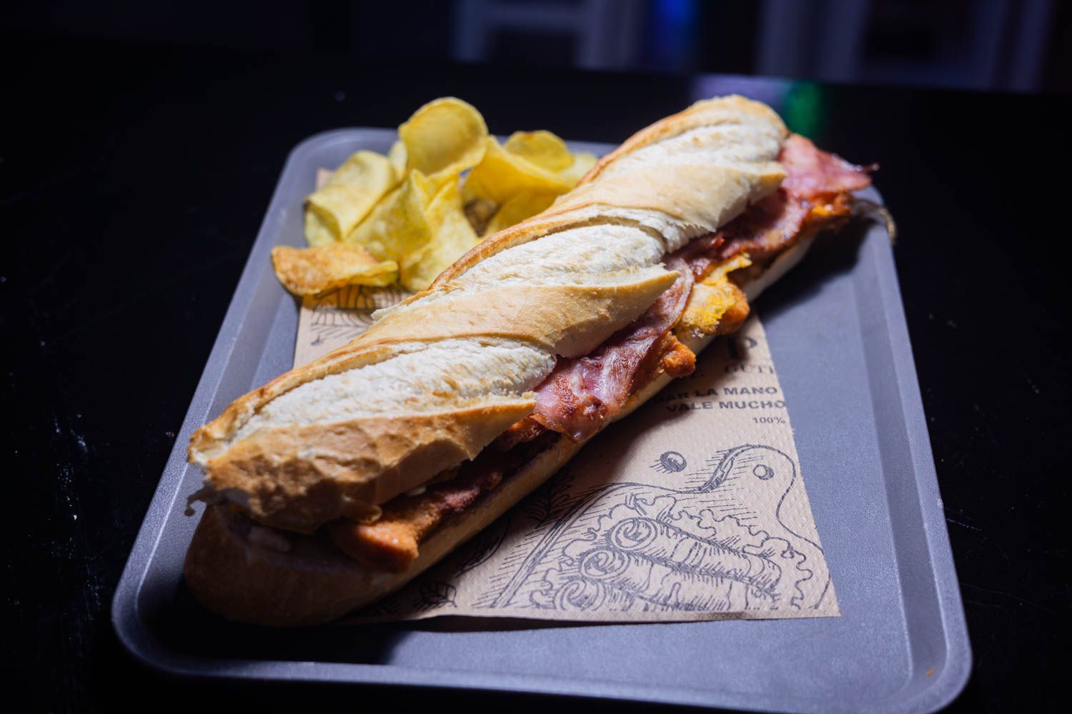 Un bocadillo en una imagen reciente. - MANU GARCÍA