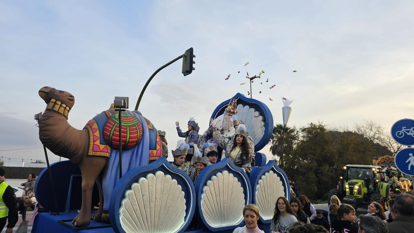 Cabalgata de Reyes Magos en Guadalcacín, en una edición pasada. - 