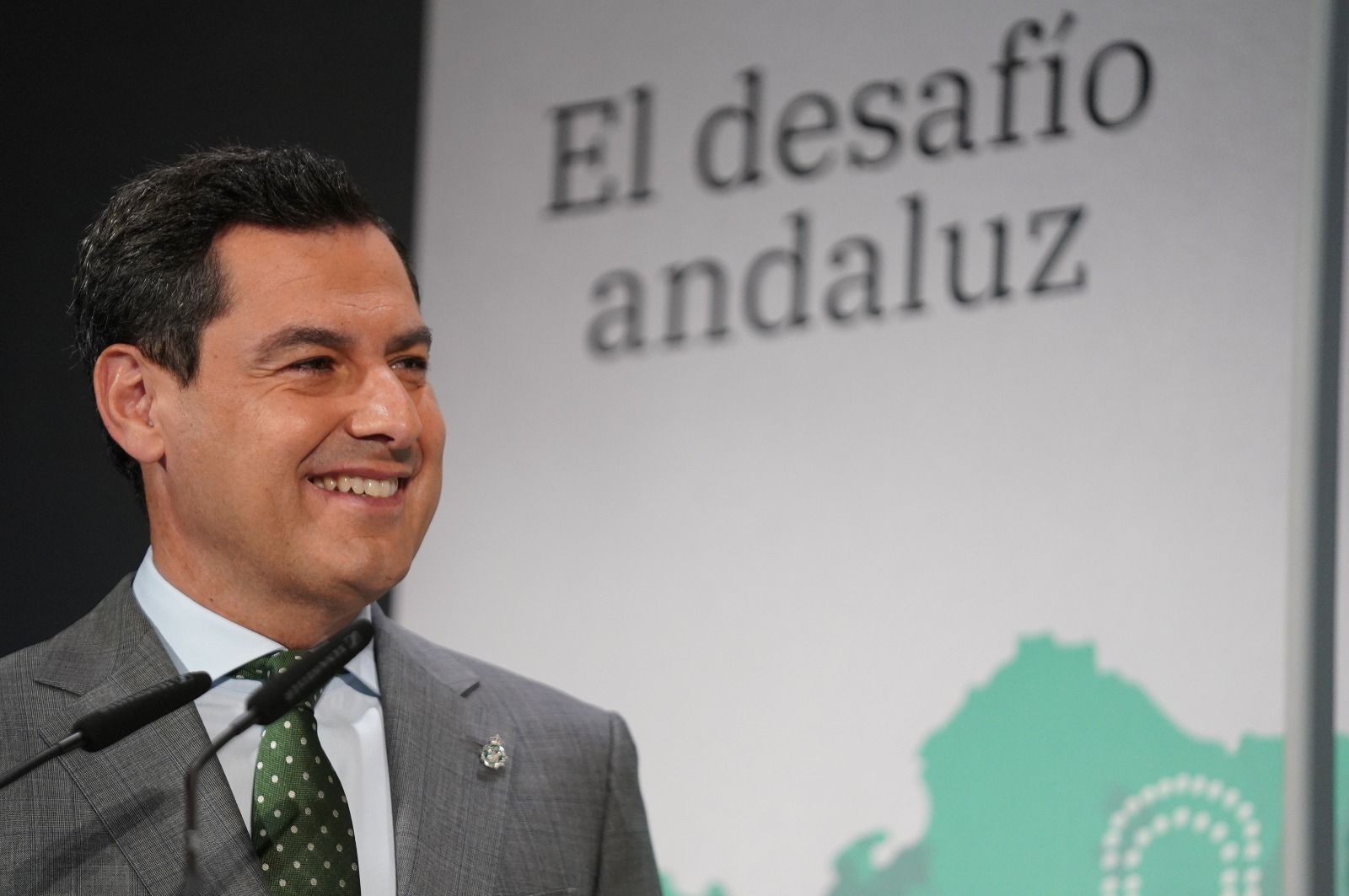 Moreno durante un encuentro de campaña. - 
