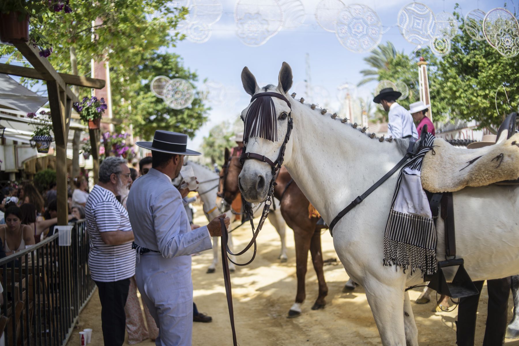 La primera vez de un sevillano a lo John Wayne en la Feria de Jerez