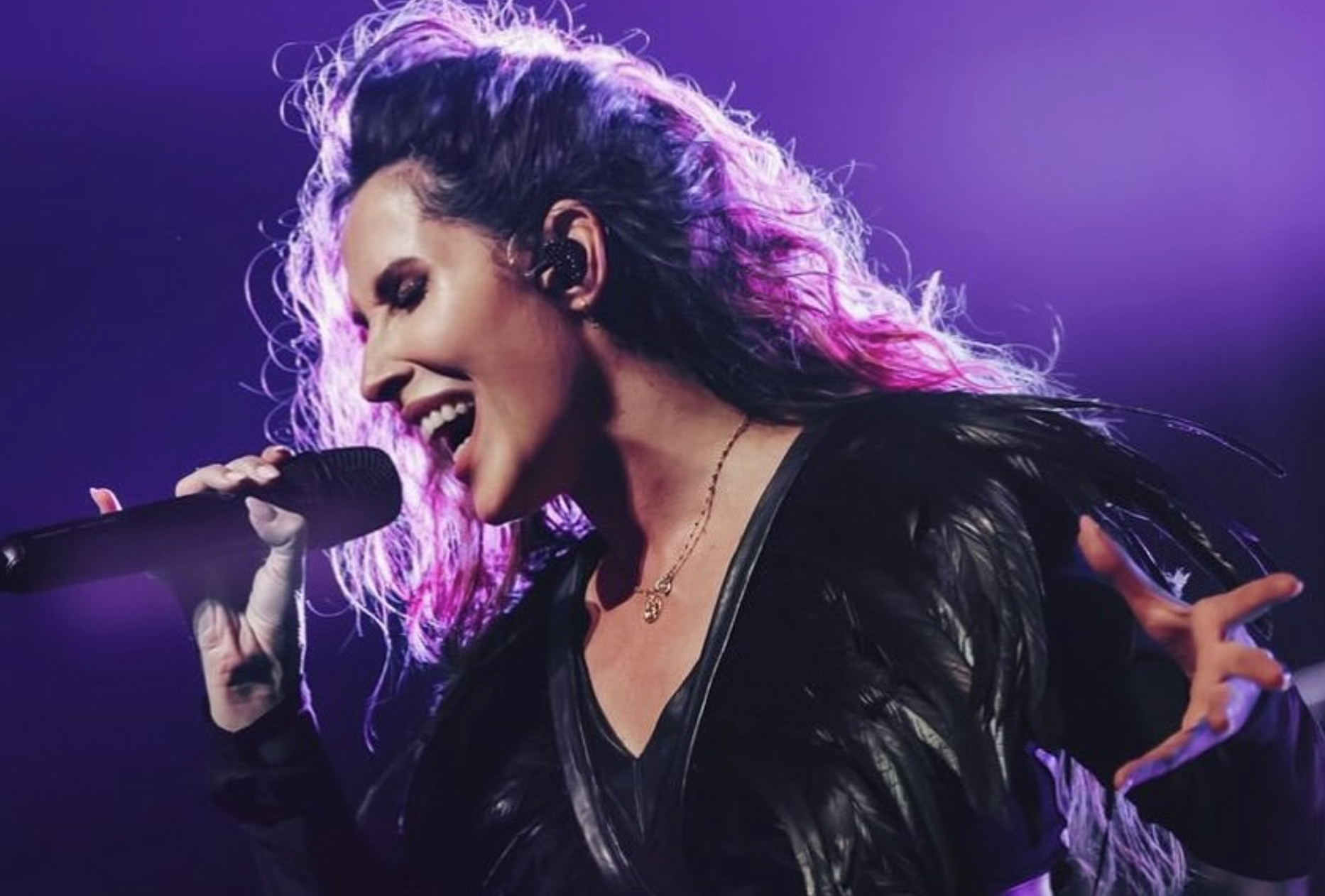 Malú, en una imagen de un concierto. - Malú, en una imagen de un concierto.