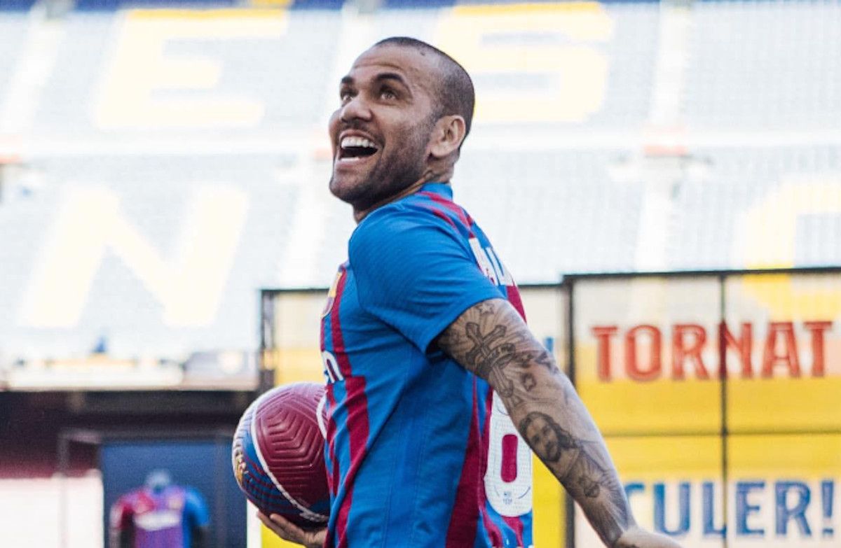 Dani Alves, en su etapa de futbolista. - 