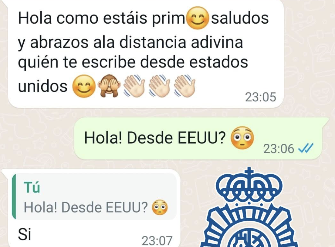Nueva alerta por 'phishing': pueden escribirte al WhatsApp simulando ser pariente lejano