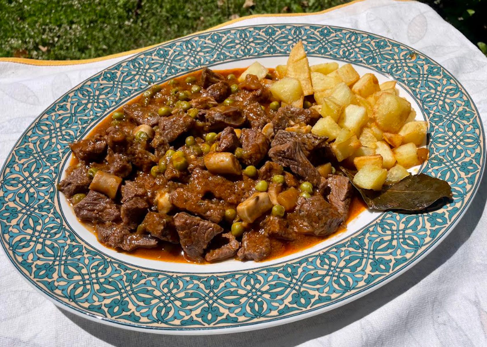 Un guiso con vino de Jerez 