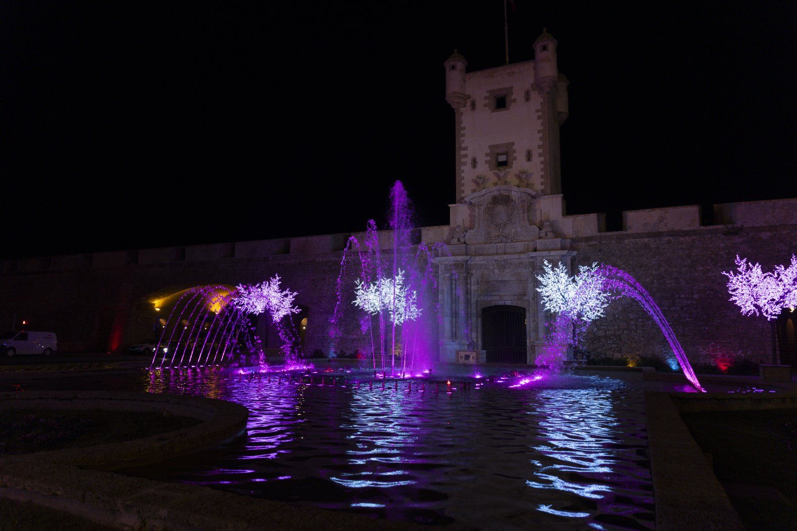 Luces de Navidad en Cádiz. - 