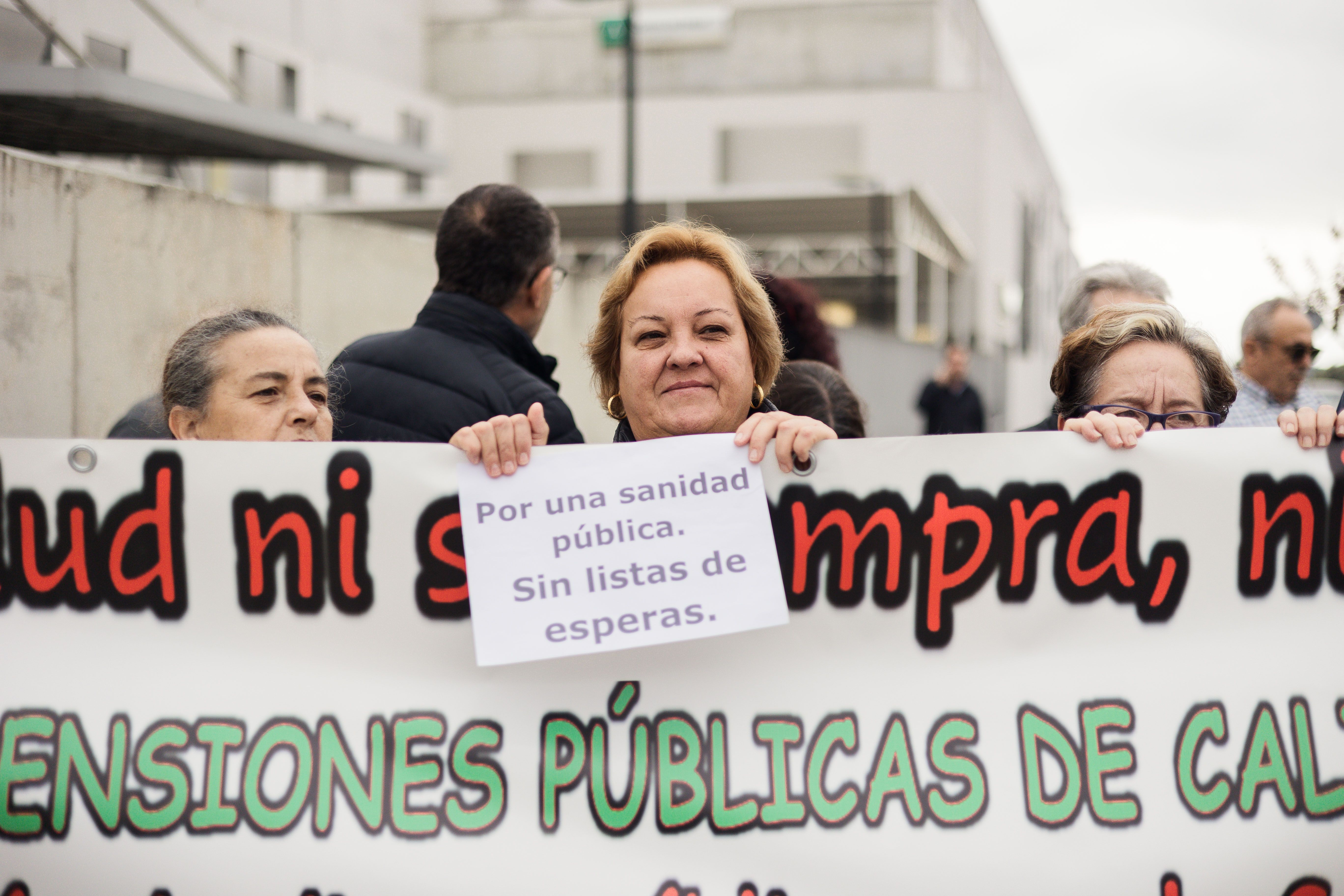 Protestas contra las listas de espera en Andalucía. - CANDELA NÚÑEZ