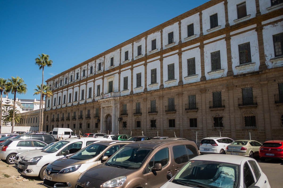 El edificio de Valcárcel, en Cádiz.