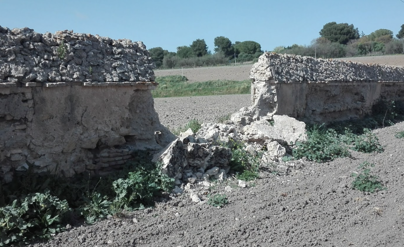 Alerta por el desplome de parte del muro de la Huerta de la Cartuja