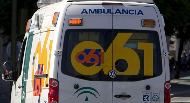 Una ambulancia, en una imagen retrospectiva.
