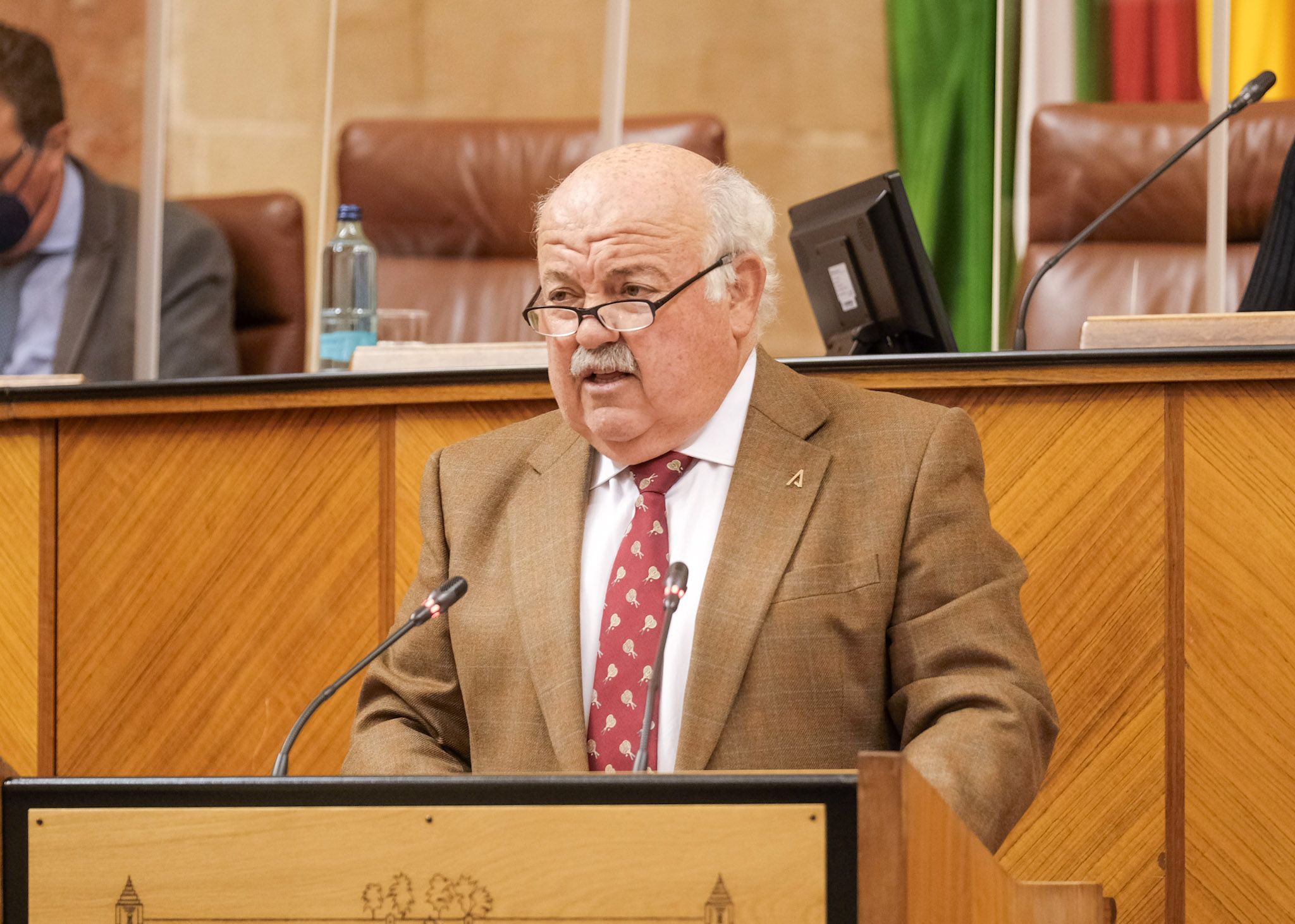 Aguirre, esta semana en el Parlamento andaluz. PARLAMENTO DE ANDALUCÍA